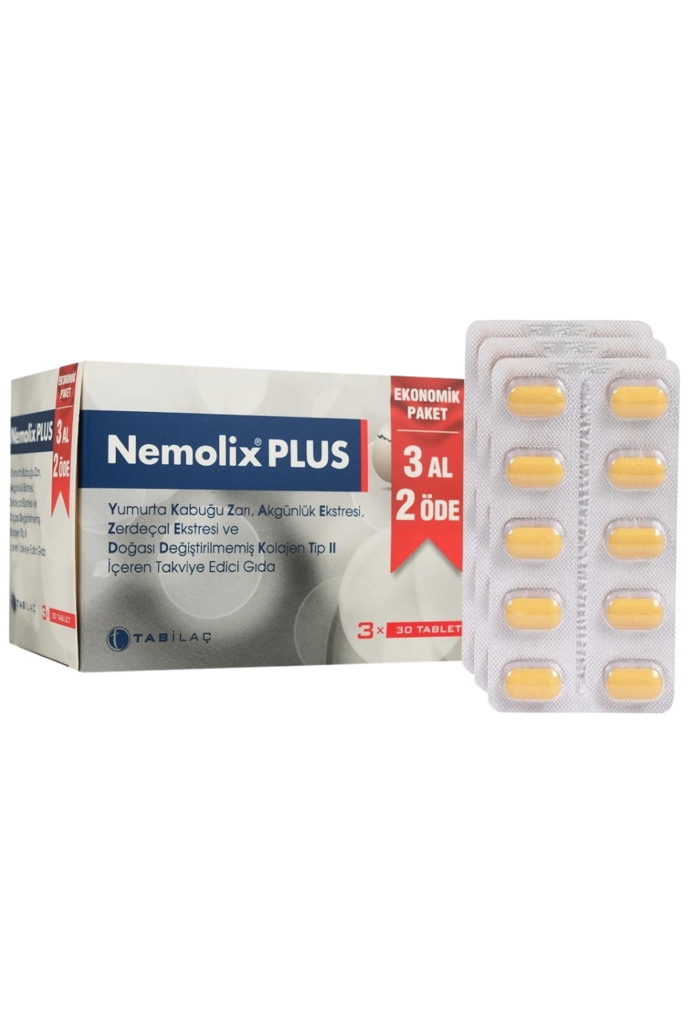 Nemolix  Plus 30 Tablet 3 Al 2 Öde