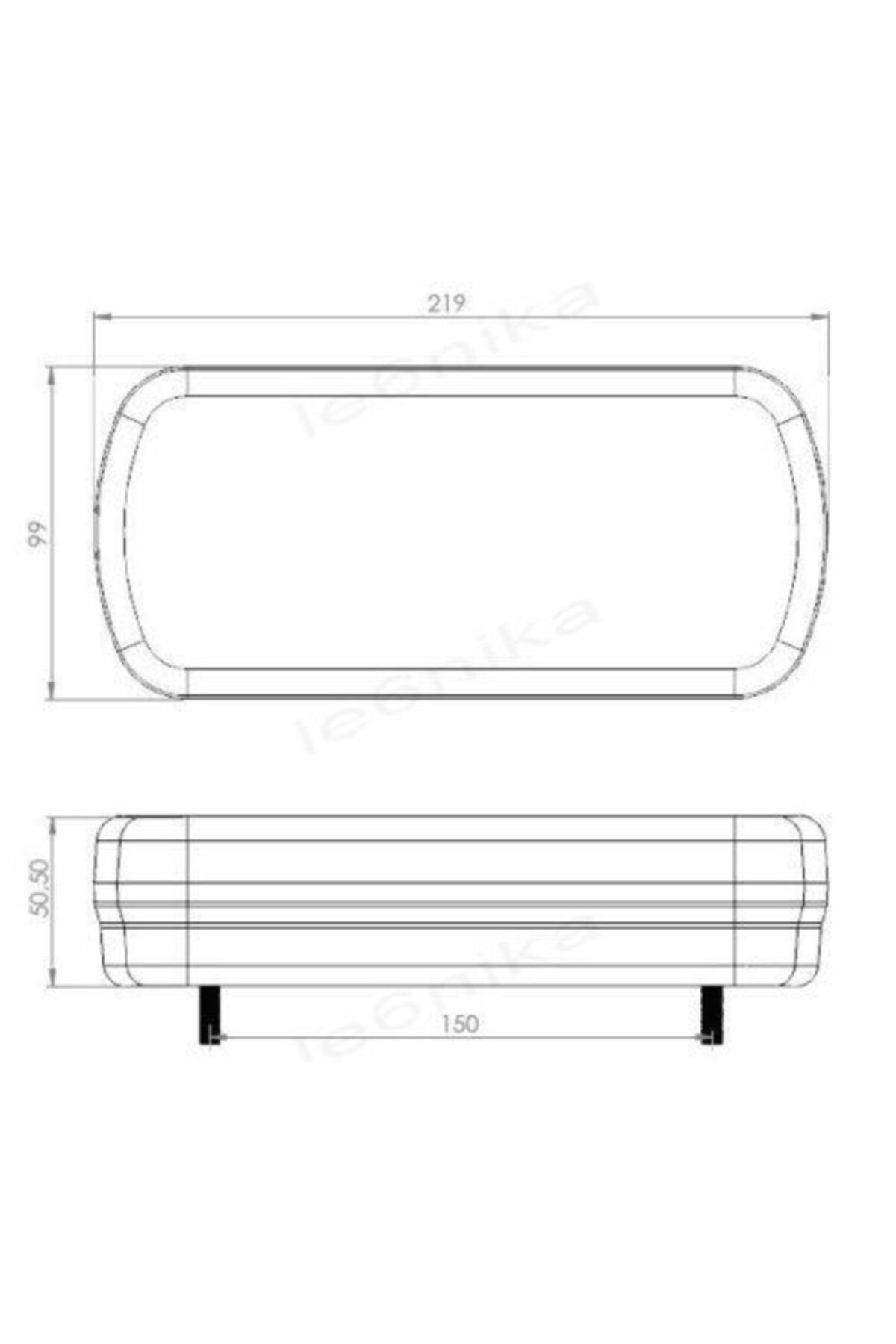 Fesan Neon Led Arka Stop Lambasi Takimi Sağ Sol 12 Volt Üniversal