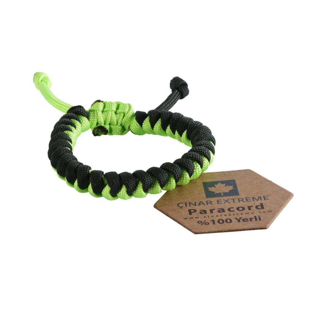 Çinar Extreme Neon Sari Snake Paracord Bileklik  