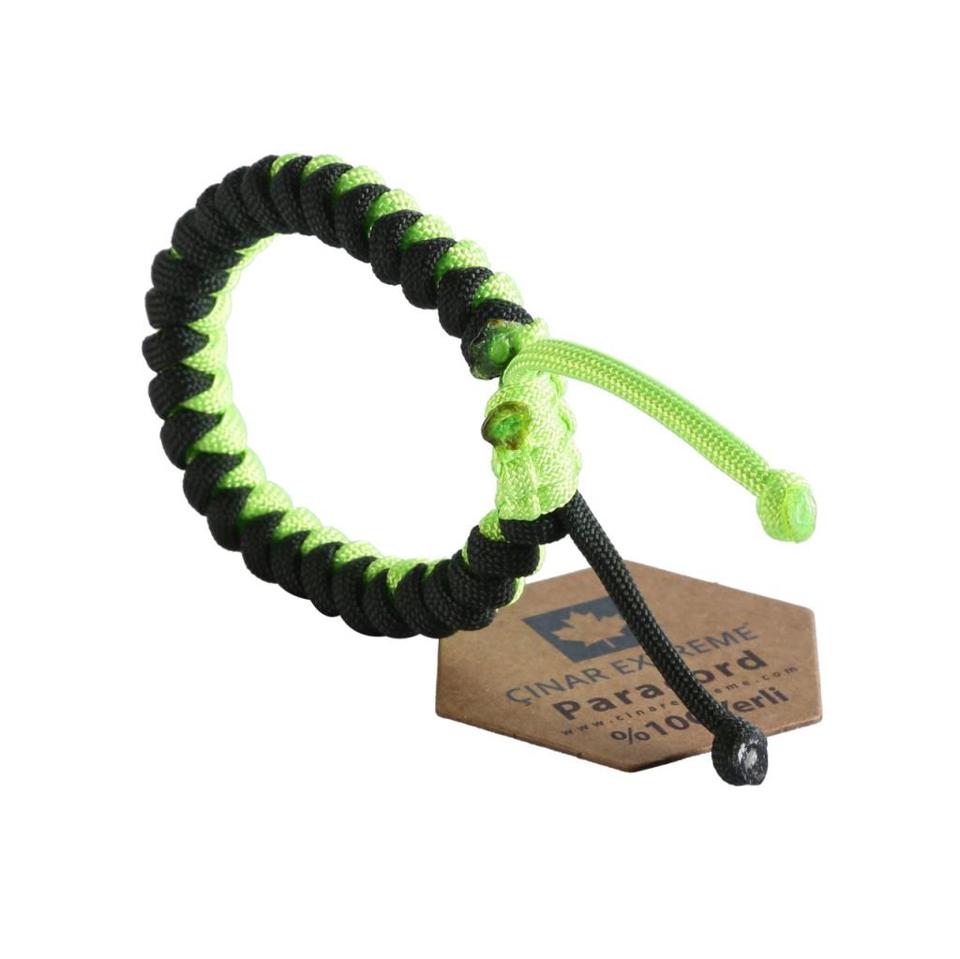 Çinar Extreme Neon Sari Snake Paracord Bileklik  