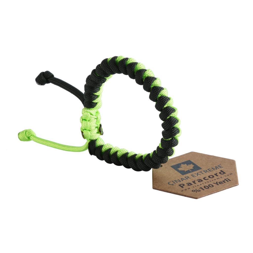 Çinar Extreme Neon Sari Snake Paracord Bileklik  