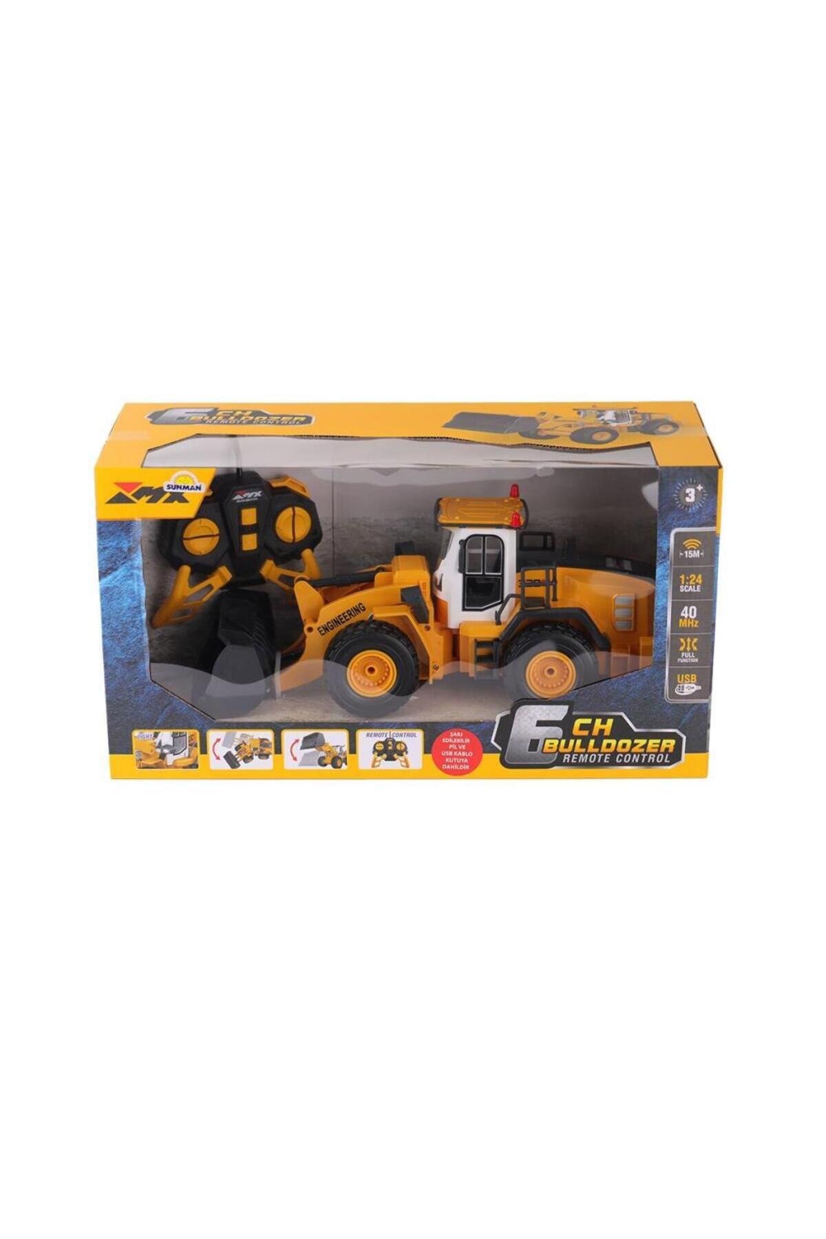 Erzi Nessiworld 5081 Sun-Rst-Rc İş Makinesi 1 24 Buldozer Ff İşikli 6C