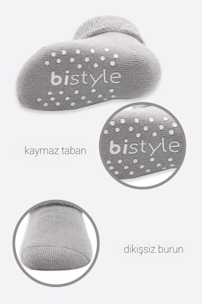 Just Cheap Store Nessiworld Bistyle Çemberli Kaymaz Havlu Soket Çorap 2'Li Bs10503