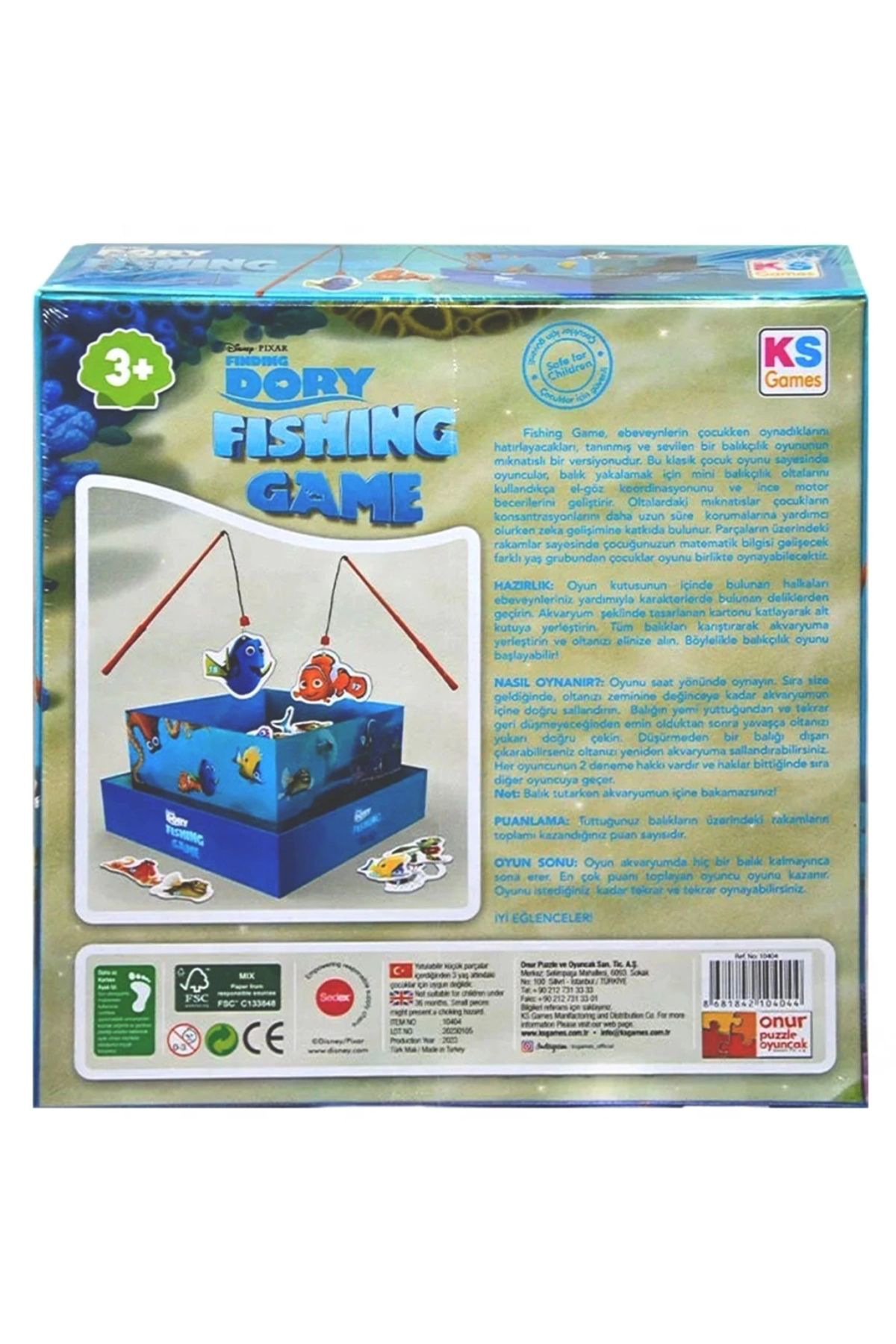 Ks Puzzle Nessiworld Finding Dory-Fishing Game Balik Avlama Oyunu