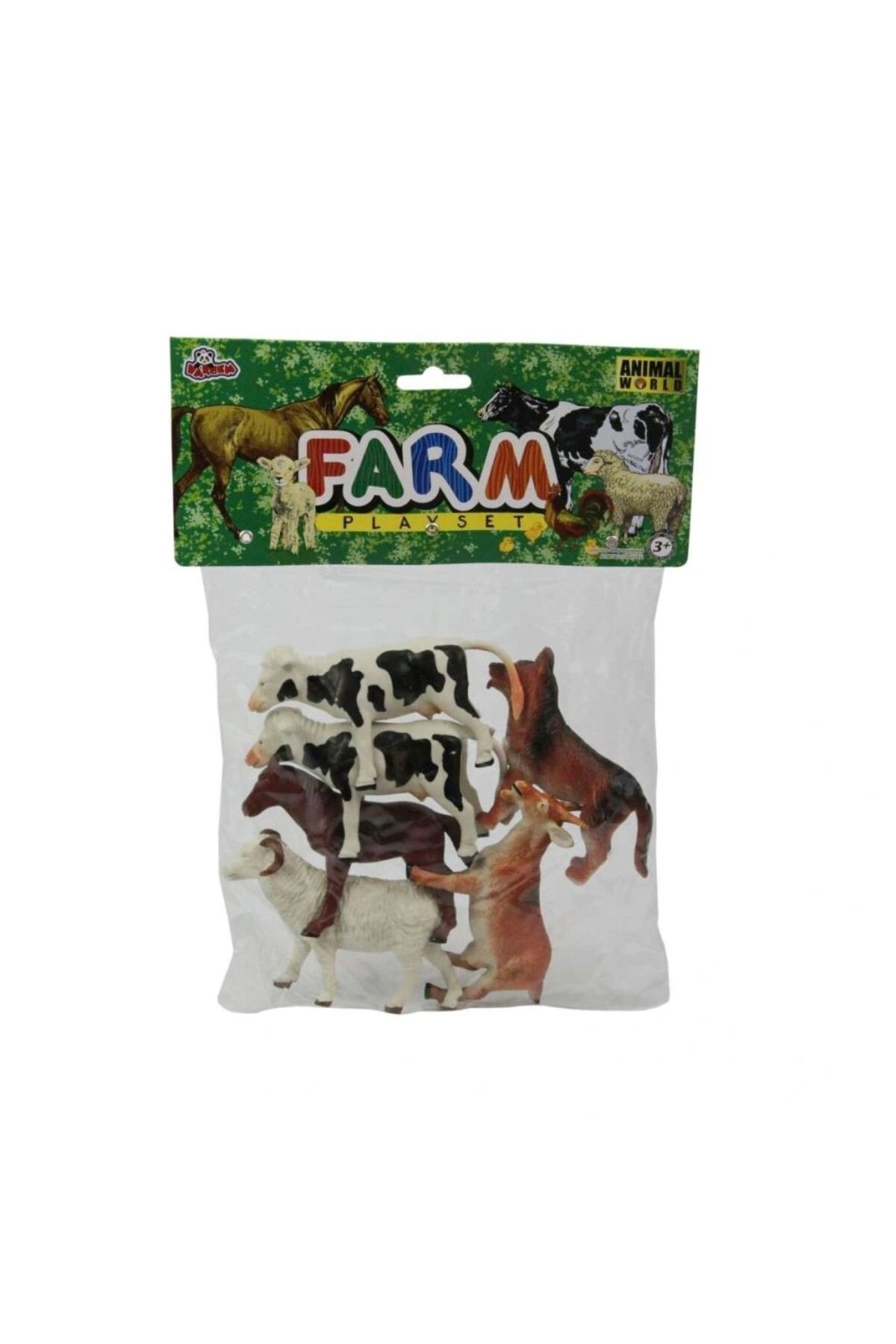 Easy Tedarik Nessiworld Sh-Vardem 6 Parça 5 İnch Çiftlik, Dinozor,Vahşi Orman