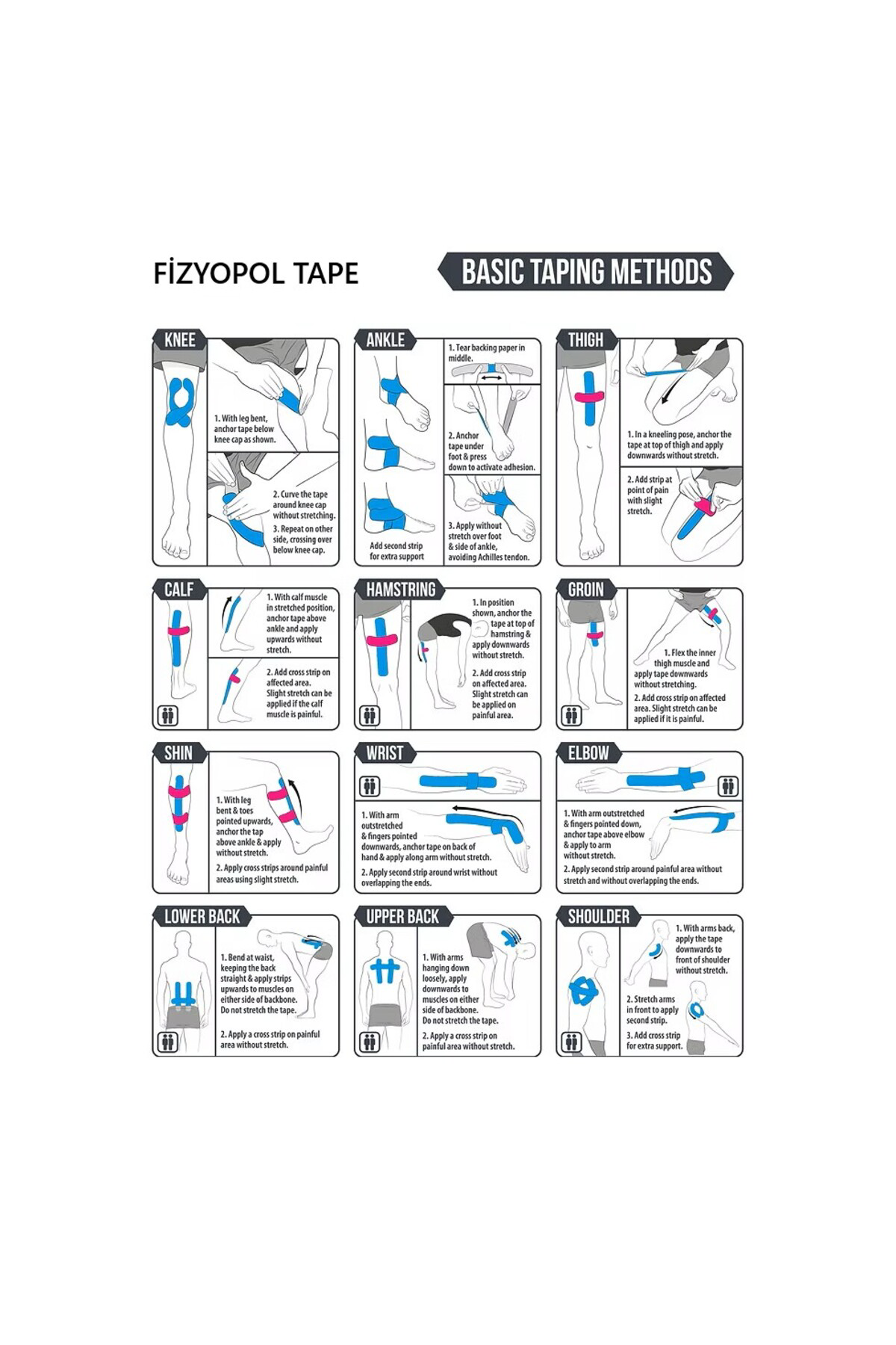 Fizyopol New Product Kinezyo Tape Band 5 Metre X 5 Cm Ten Rengi, Kinesio S