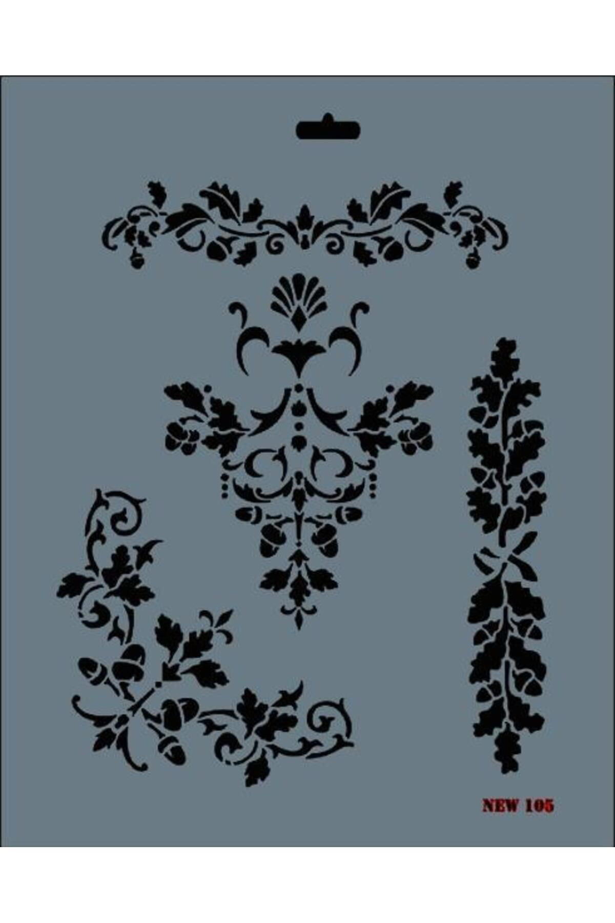 K&A New Seri N-105 Stencil 35X25 Cm