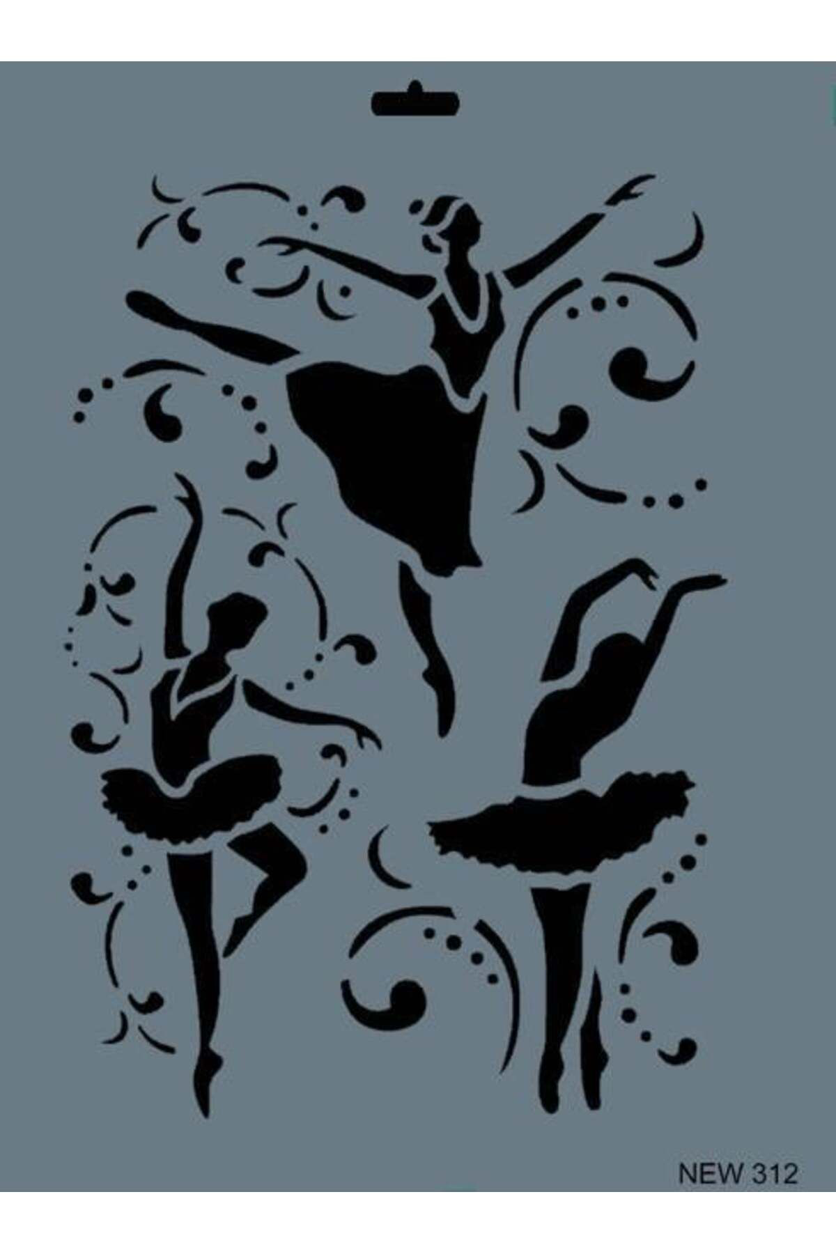 K&A New Seri N-312 Stencil 35X25 Cm