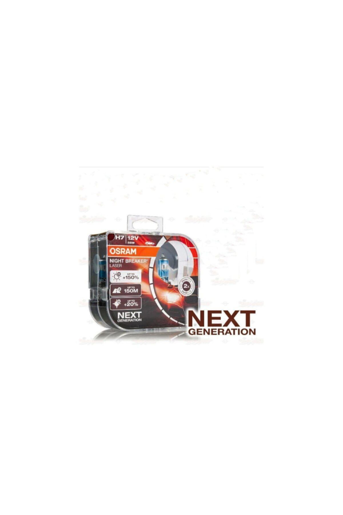 Osram Next Generation H7 Night Breaker Laser +%150 12V 55W 2'Li A