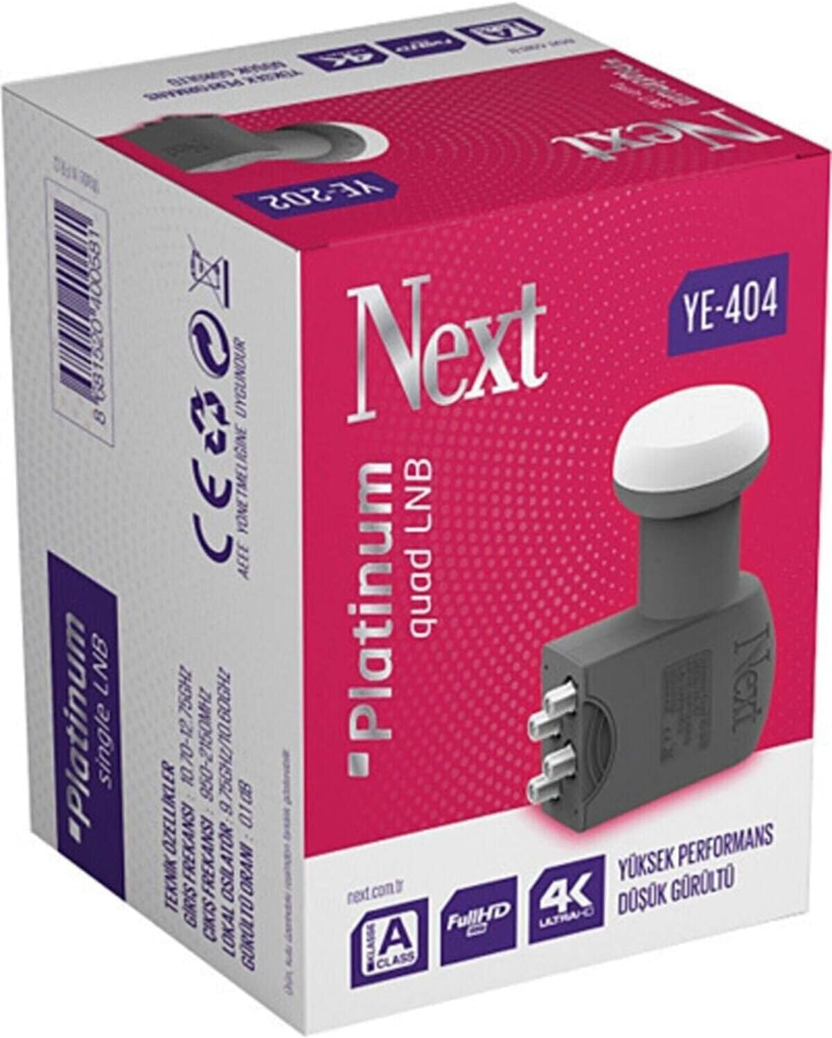 Next  Star  Ye-404 Platinum Quad 4'Lü Lnb
