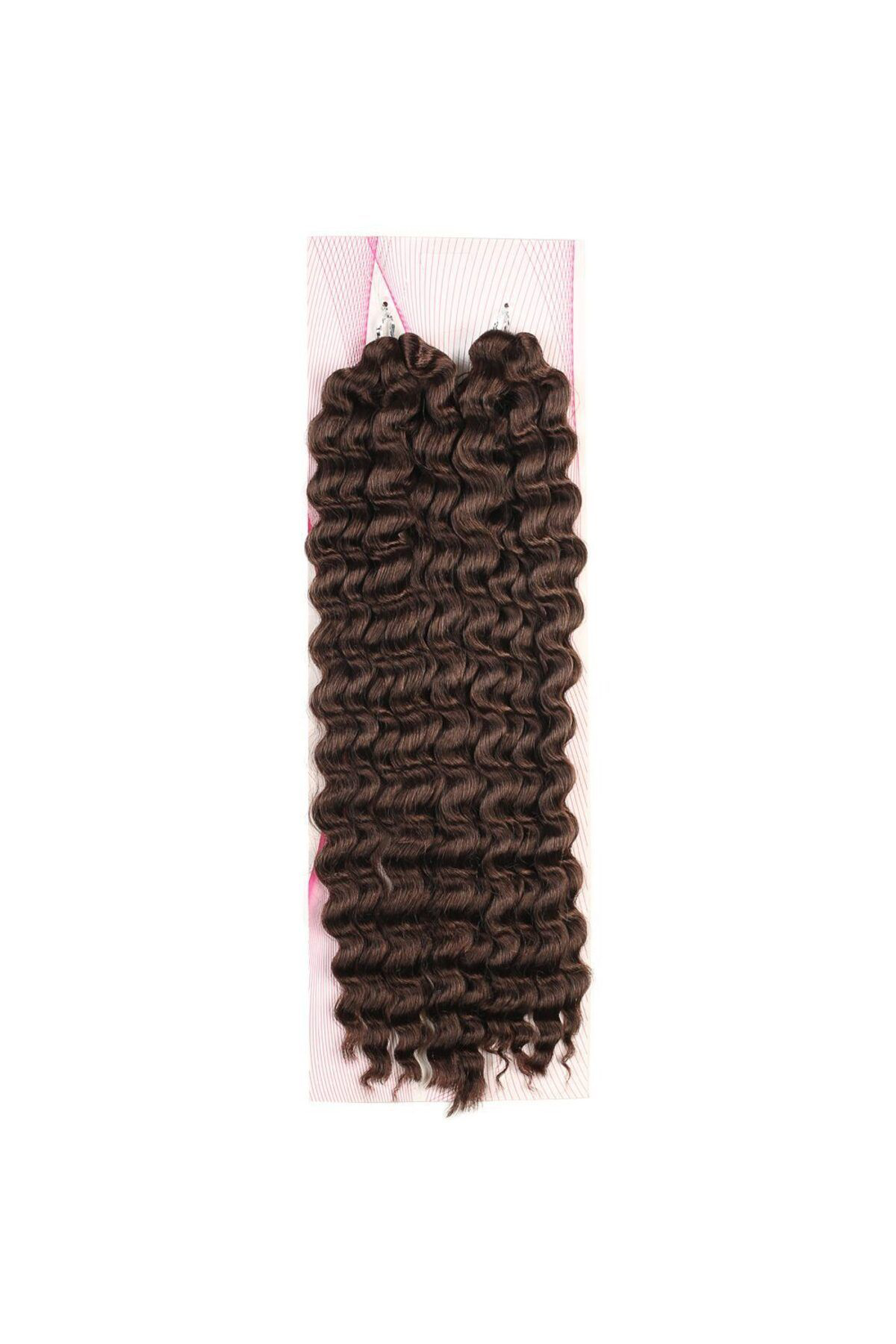 Bilfold Nice Bulk Afro Su Dalgasi Saç / Koyu Kahve