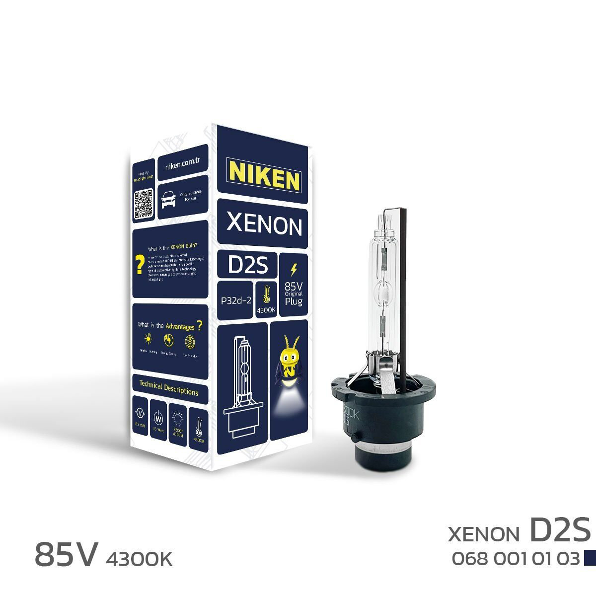 Drs Tuning Niken D2s Xenon Far Ampulu 85V 35W P32d-2 4300K