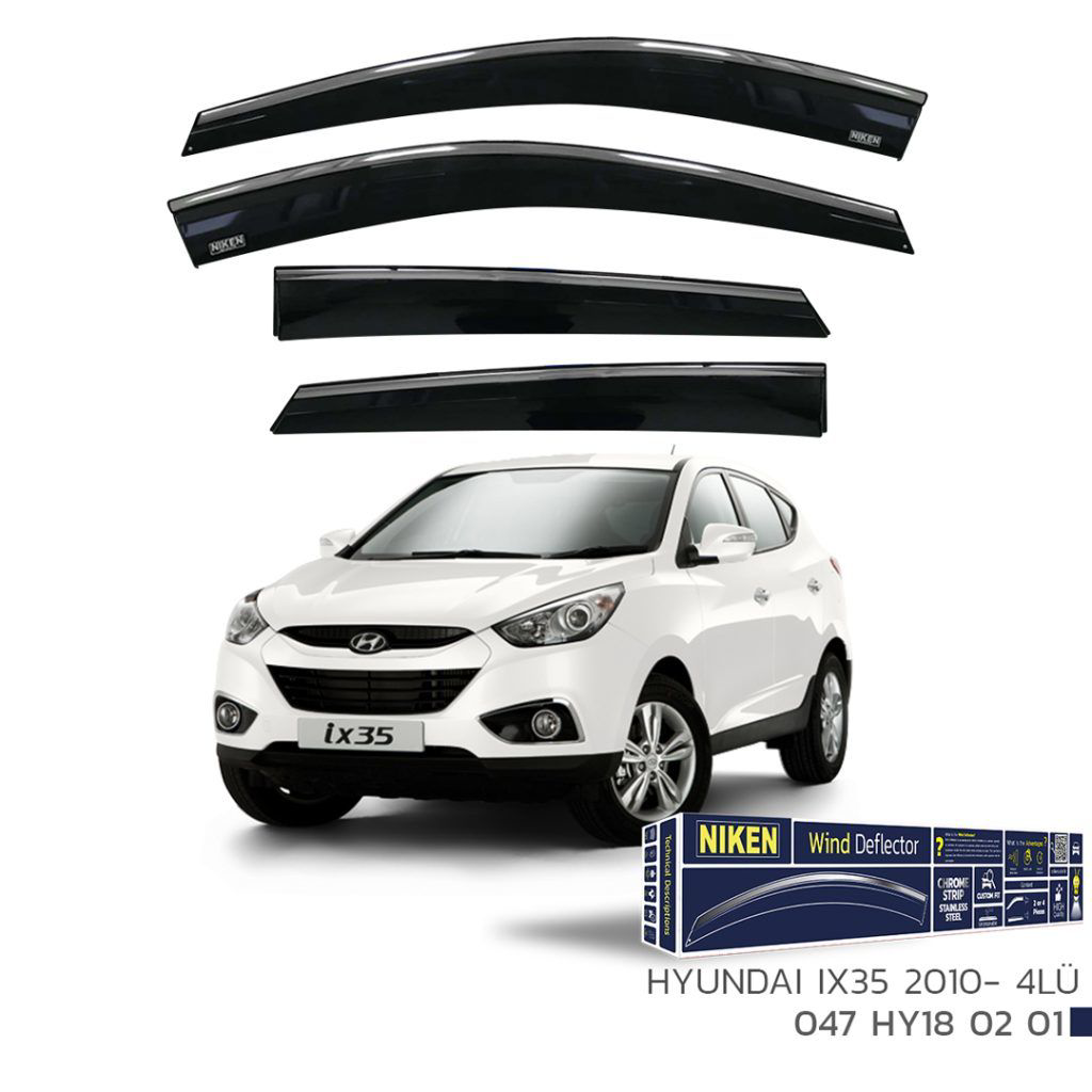 Drs Tuning Niken Hyundai Uyumlu İx35 2010- Kromlu Cam Rüzgarliği