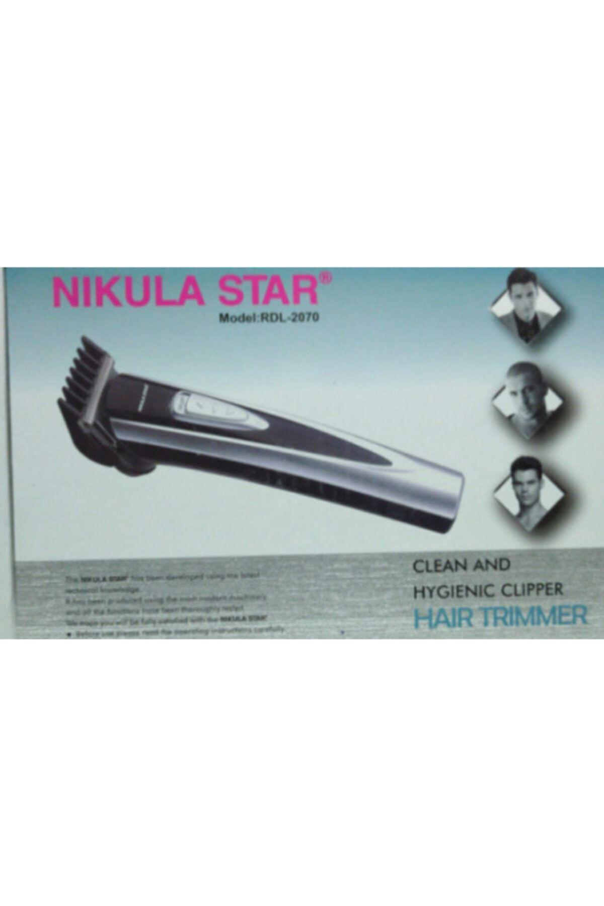 Nikula  Star Rdl 2070 Şarjli Saç Ve Sakal Traş Makinesi