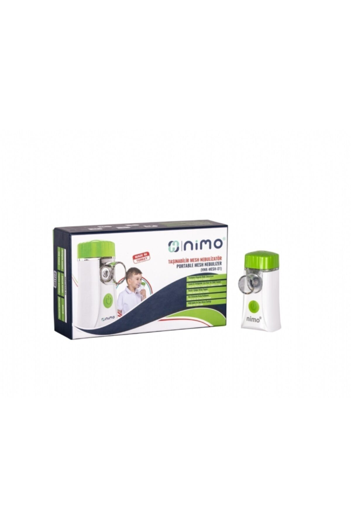 Nimomed Nimo Taşinabilir Mesh Nebülizatör Hnk-Mesh-01