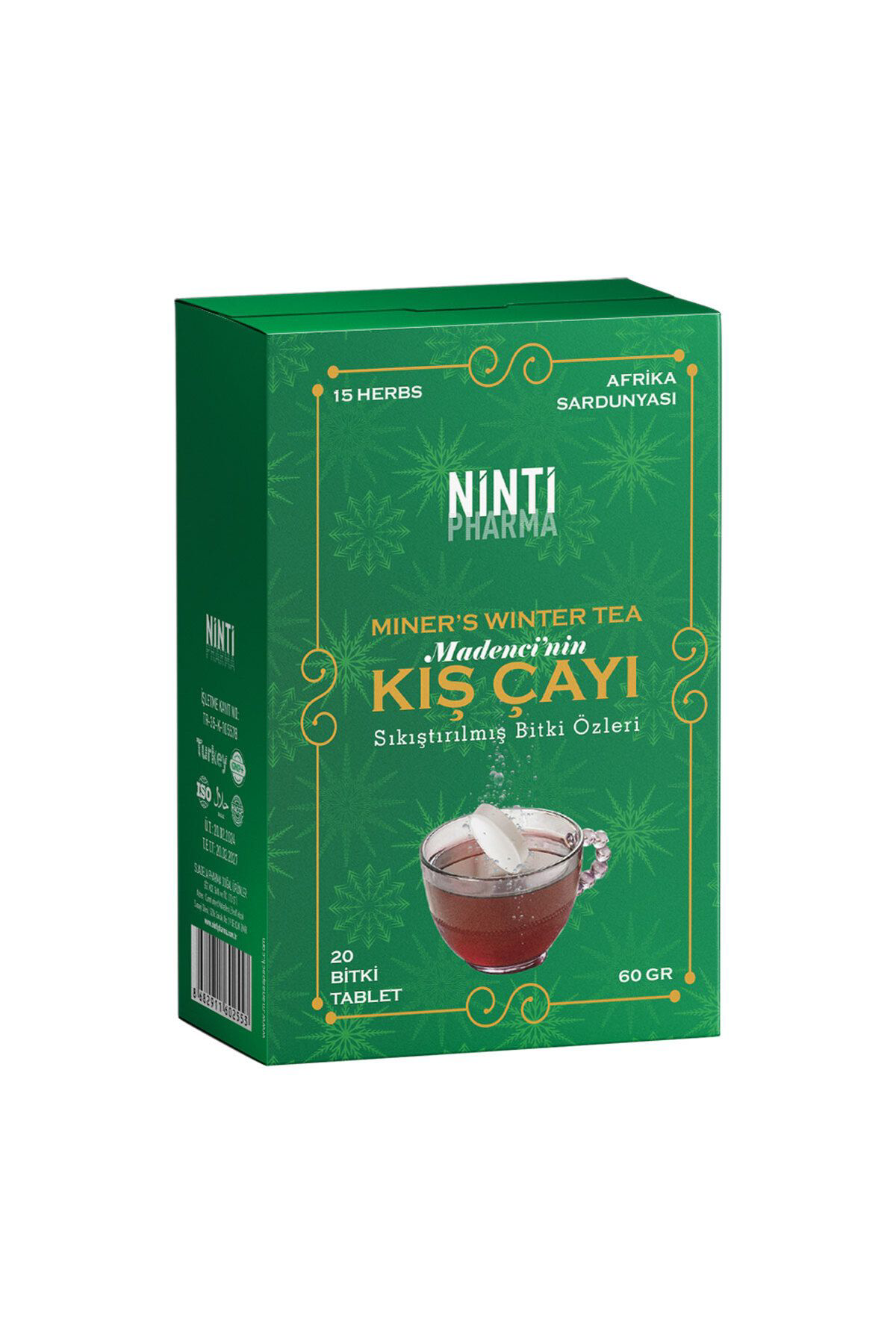 Nintipharma Ninti Pharma Madenci Kiş Çayi 60 Gr 20 Şaset