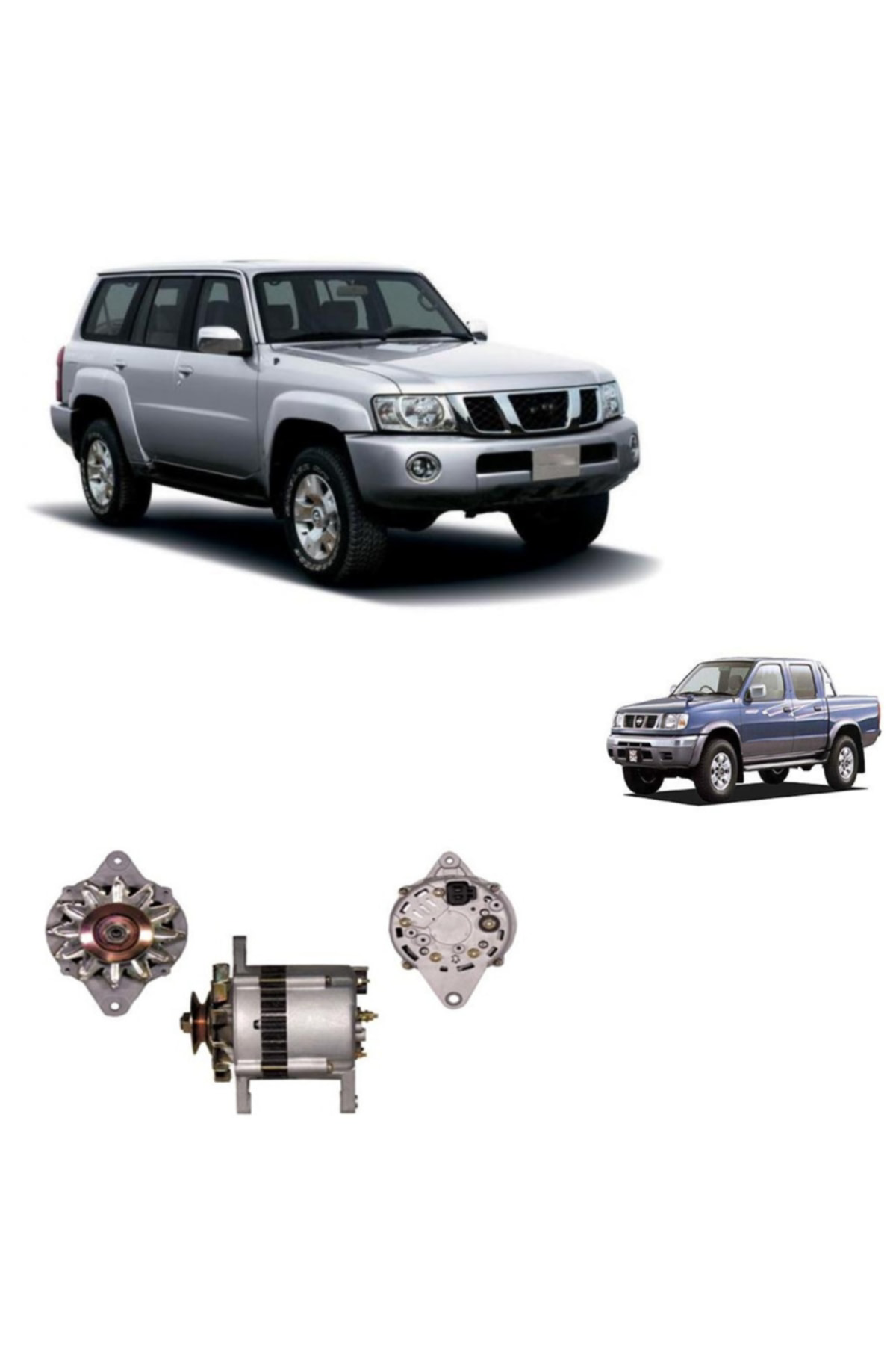 Crn Nissan 2.4 Pickup Patrol 2.4 70 Ahm Şarj Dinamosu Alternatör