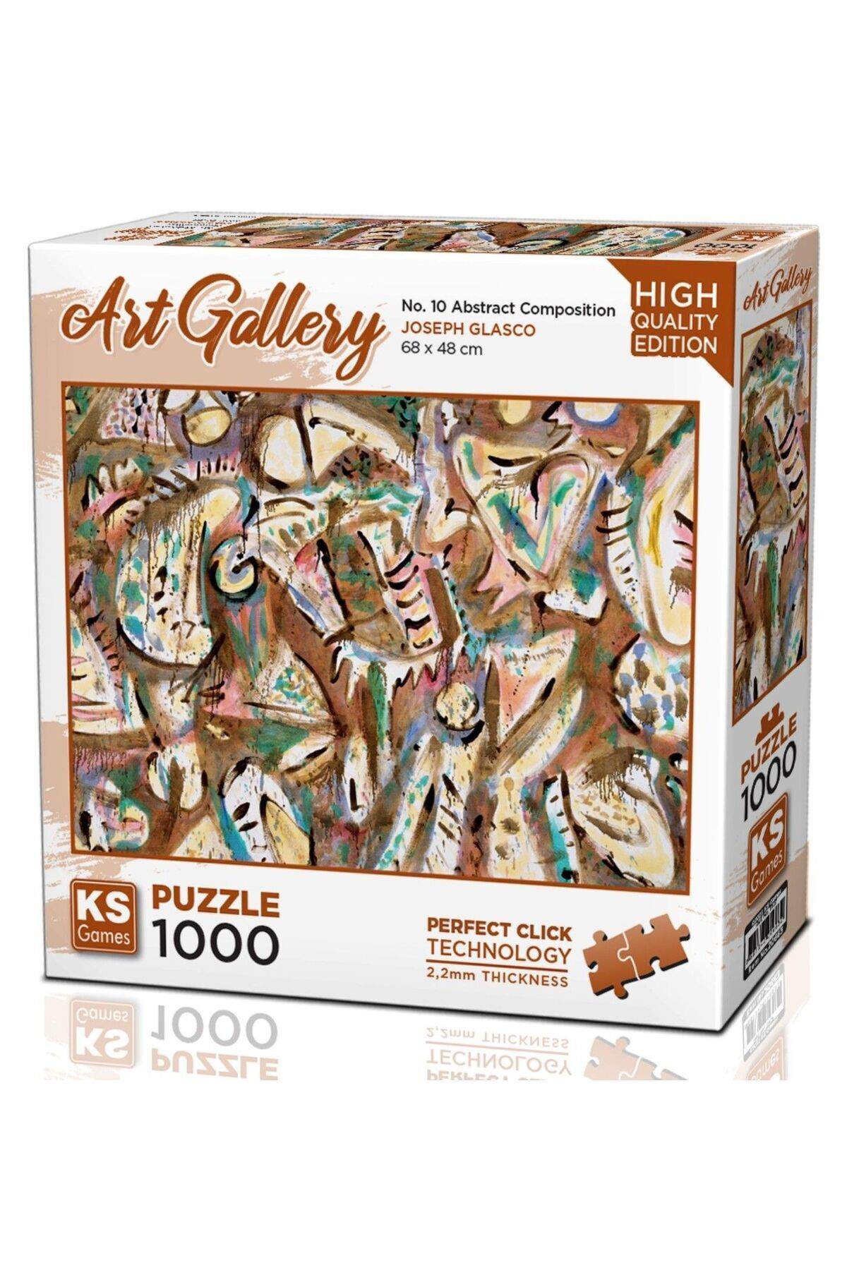 Ks Games No.10 Abstract Composition 1000 Parça Puzzle