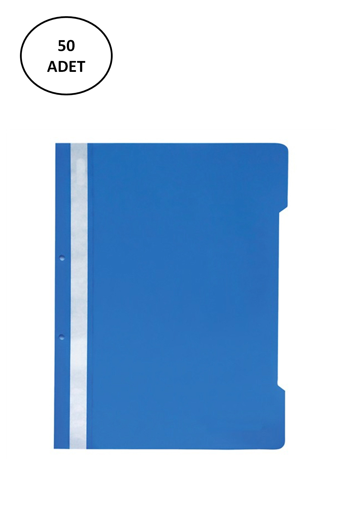 Just Cheap Store Noki Eco Telli Dosya, 50'Li Paket, Lacivert