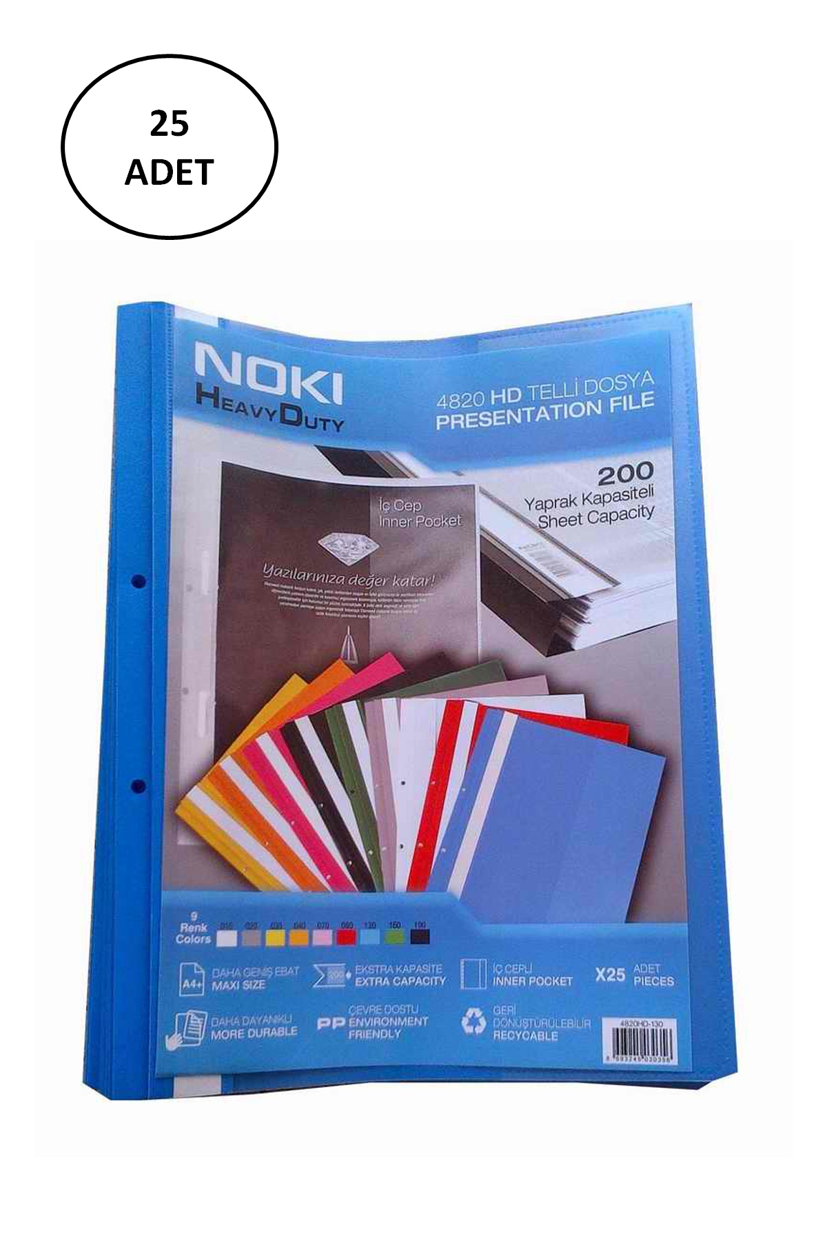 Just Cheap Store Noki Hd Telli Dosya 25 Li Mavi