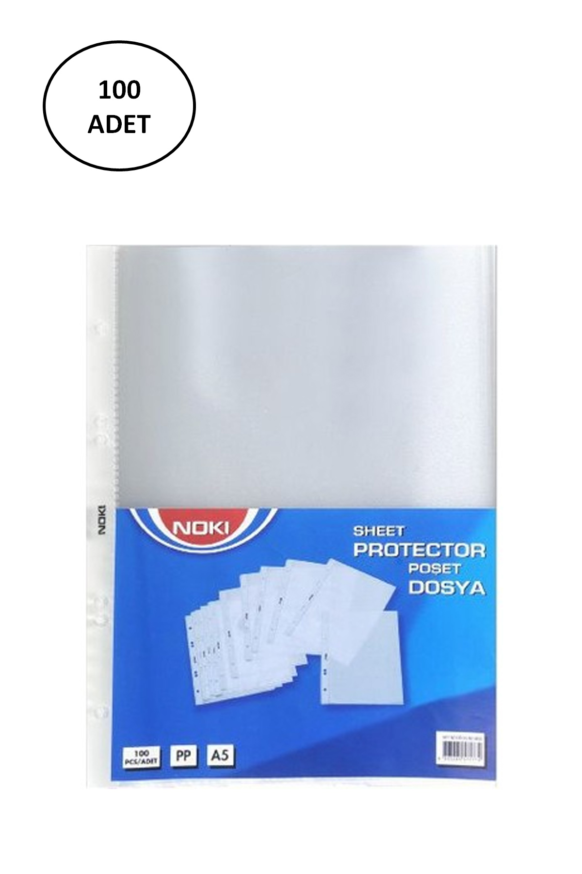 Just Cheap Store Noki Poşet Dosya A5 100 Adet