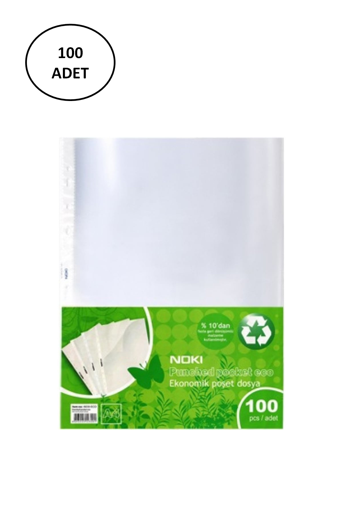 Just Cheap Store Noki Poşet Dosya Eco 100 Adet