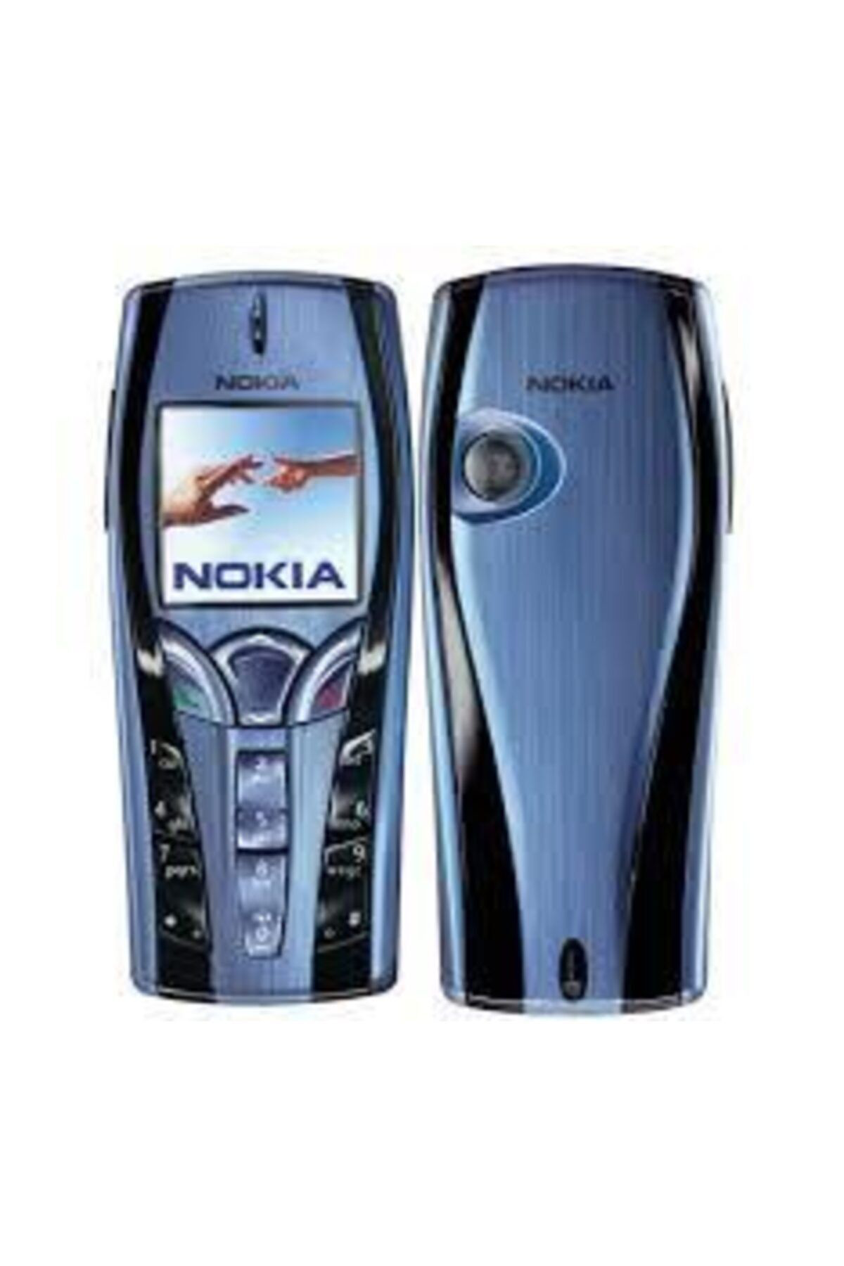 Safa Nokia 7250 Ön Arka Kapak Ve Tuş Takimi-Mavi