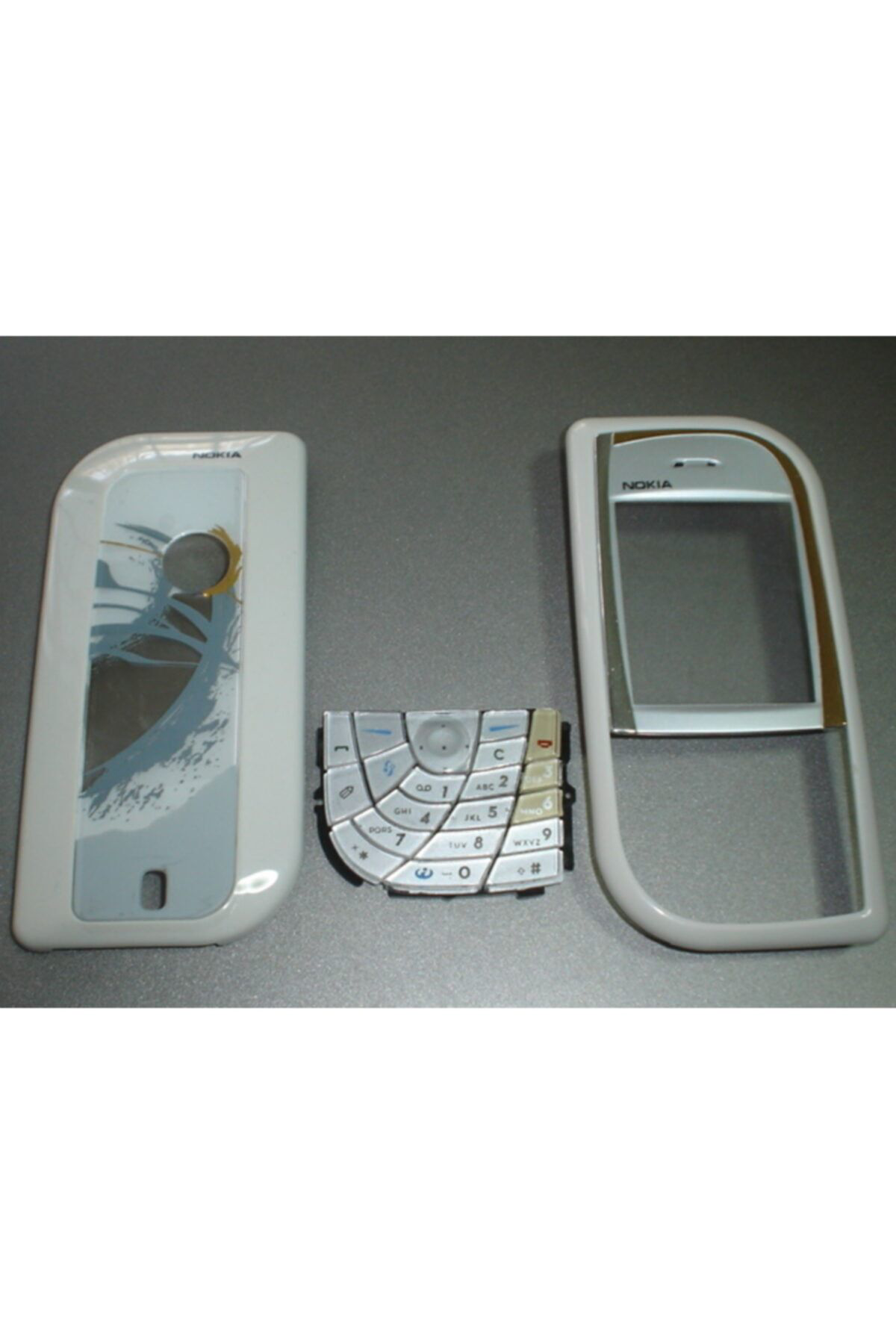 Nostaljikcep Nokia 7610 Kapak Ve Tuş Takimi Beyaz