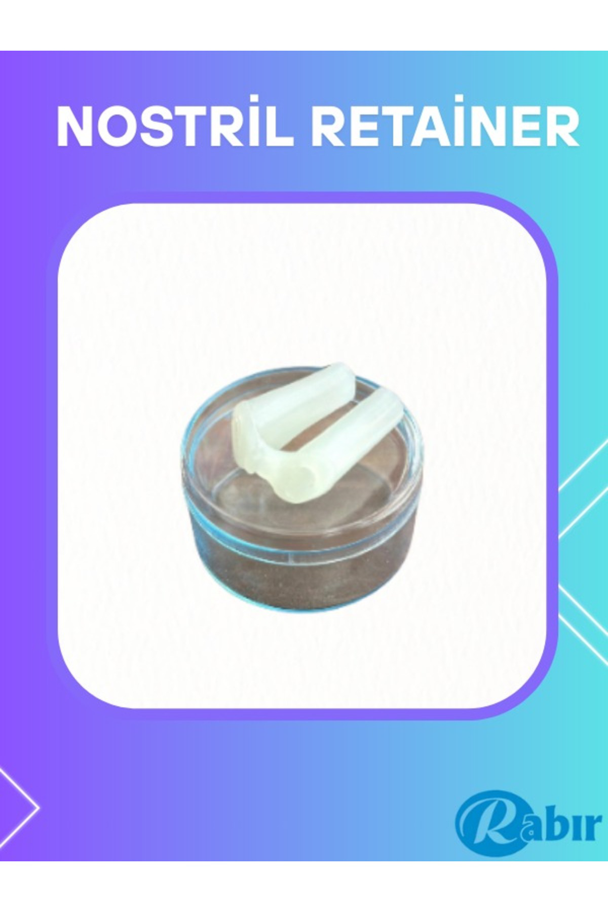 Rabir Nostril Retainer No 8 Burun Deliği Şekillendirici