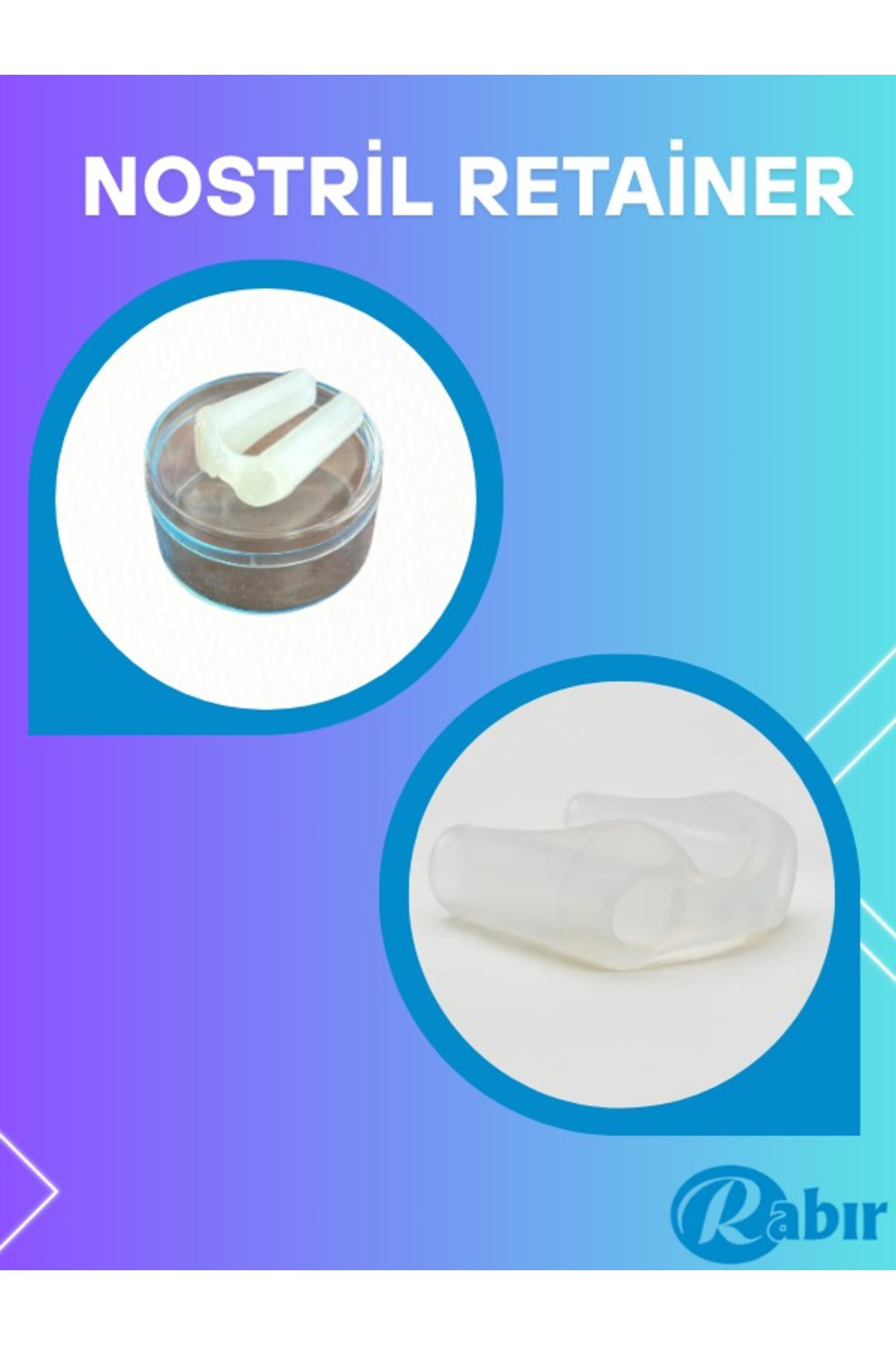 Rabir Nostril Retainer No 8 Burun Deliği Şekillendirici