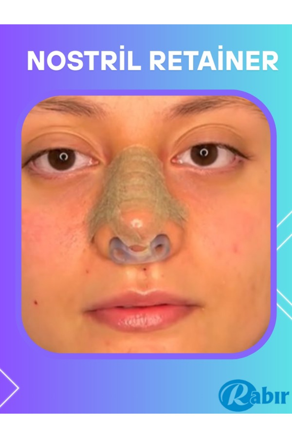 Rabir Nostril Retainer No 8 Burun Deliği Şekillendirici