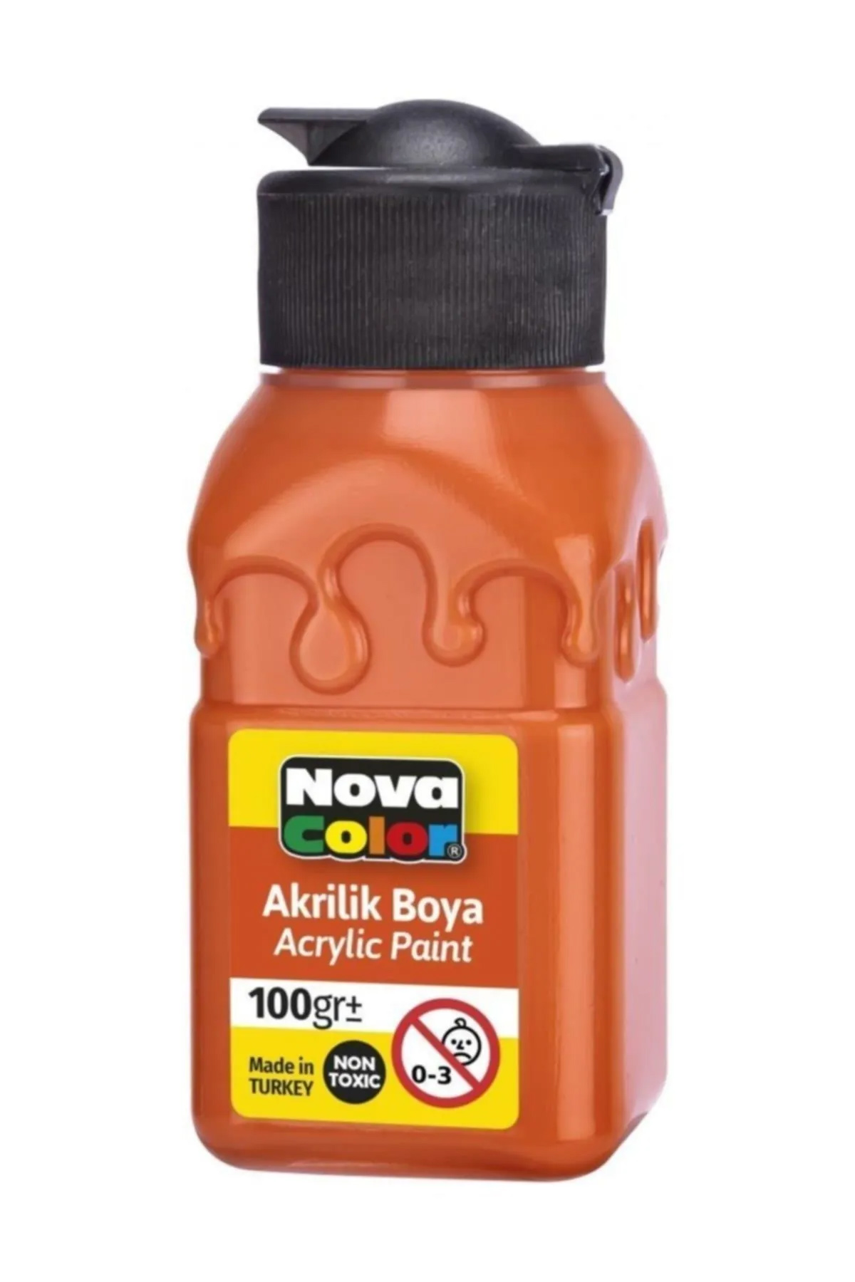 Just Cheap Store Nova Color Nc-2017 Akrilik Boya Şişe 100 Gr Turuncu