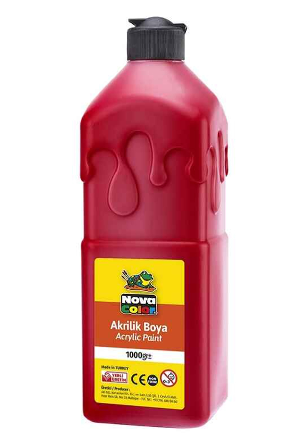 Just Cheap Store Nova Color Nc-222 Akrilik Boya 1 Kg. Kirmizi