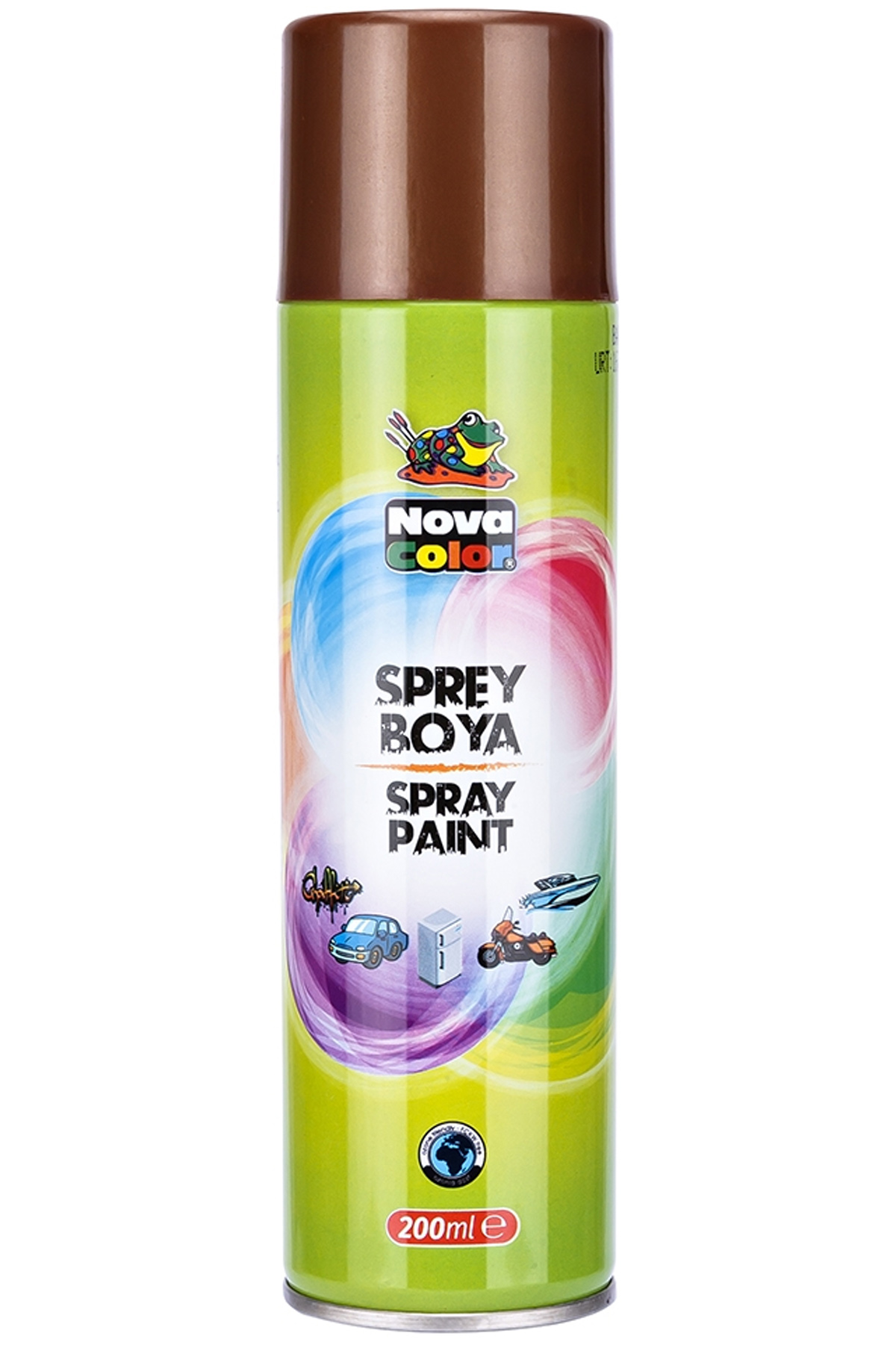 Just Cheap Store Nova Color Sprey Boya 200 Ml Bakir