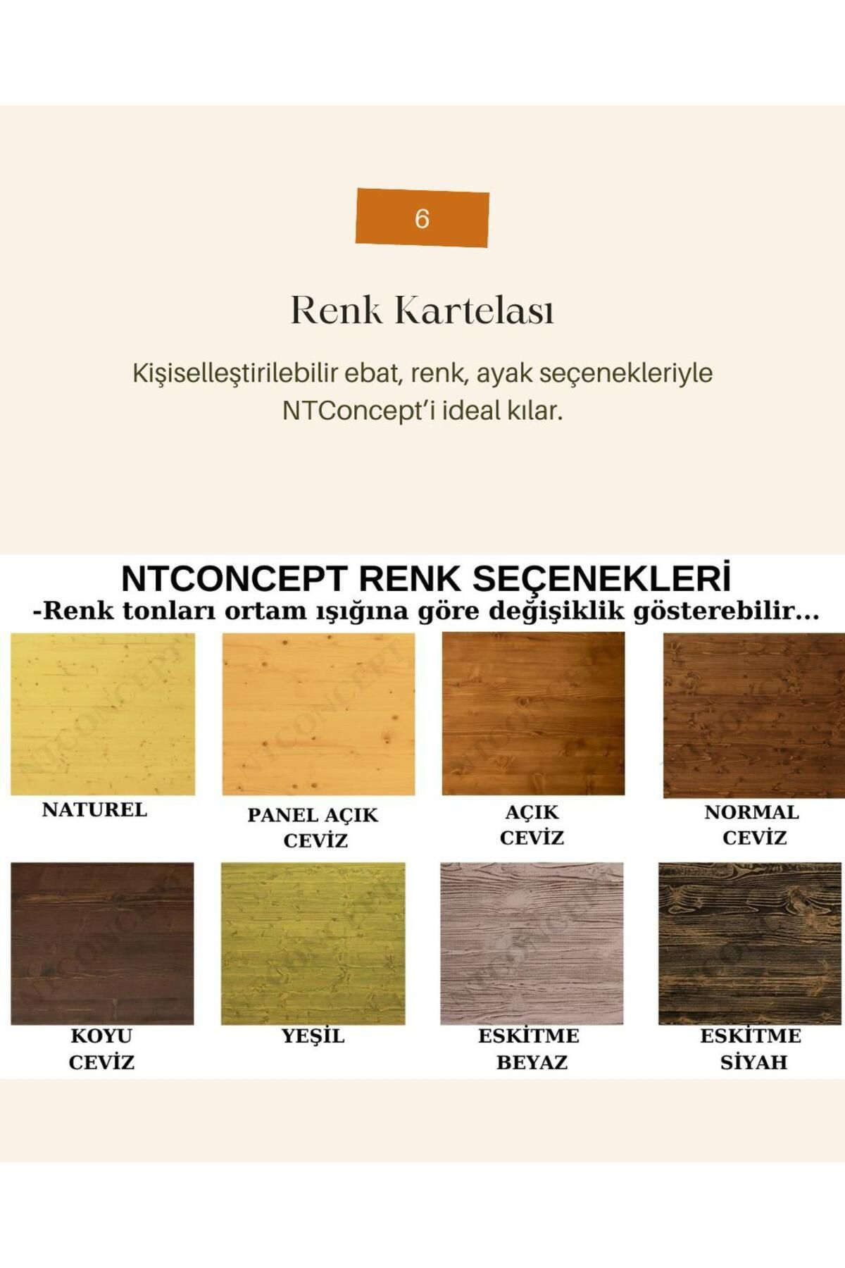 Nt Concept Ntconcept Arden Doğal Ahşap Sandalyeli Masa Takimi(85Cm-150Cm Mas