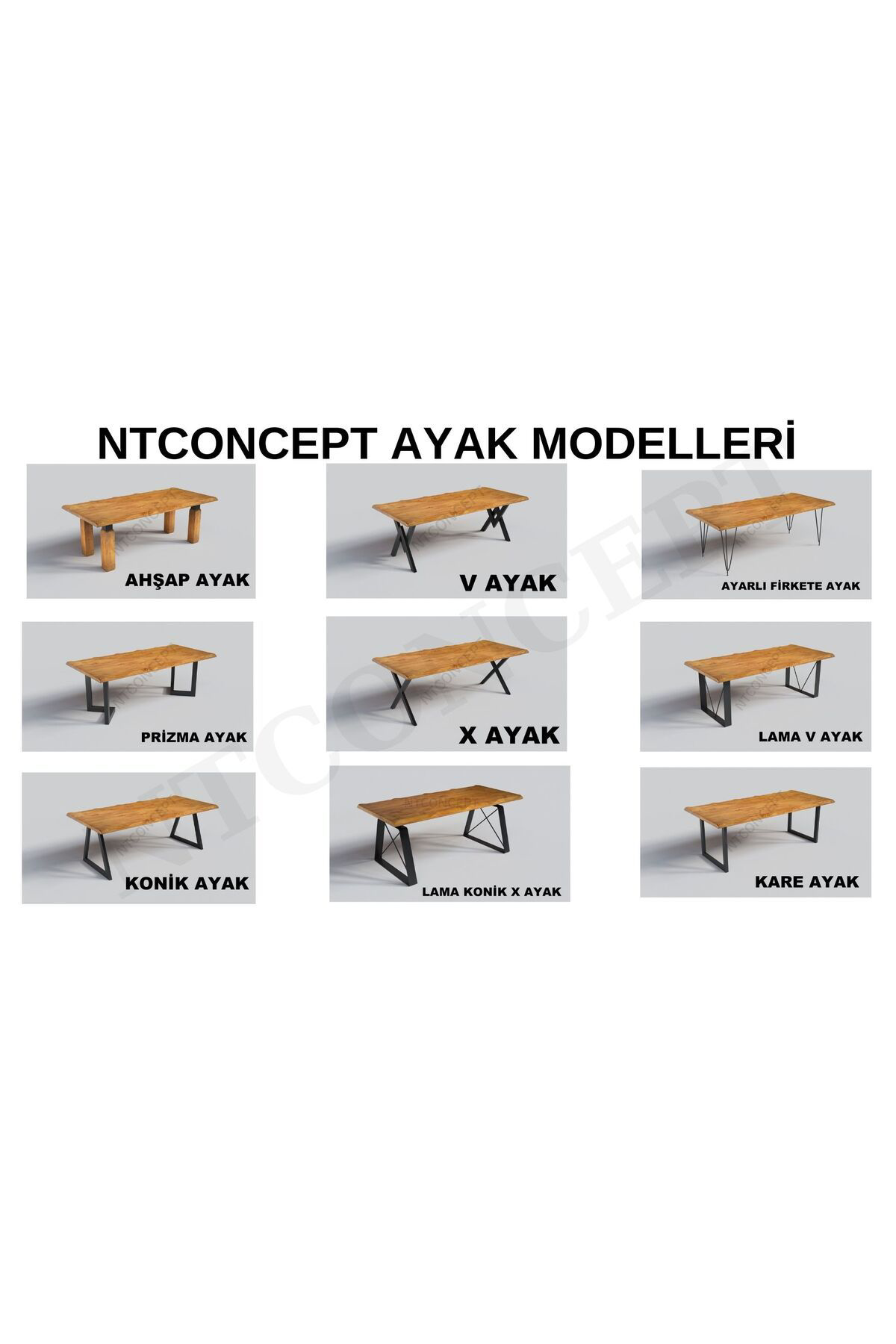 Nt Concept Ntconcept Doğal Ahşap Sandalyeli Masa Takimi(85Cm-210Cm Masa+10 S