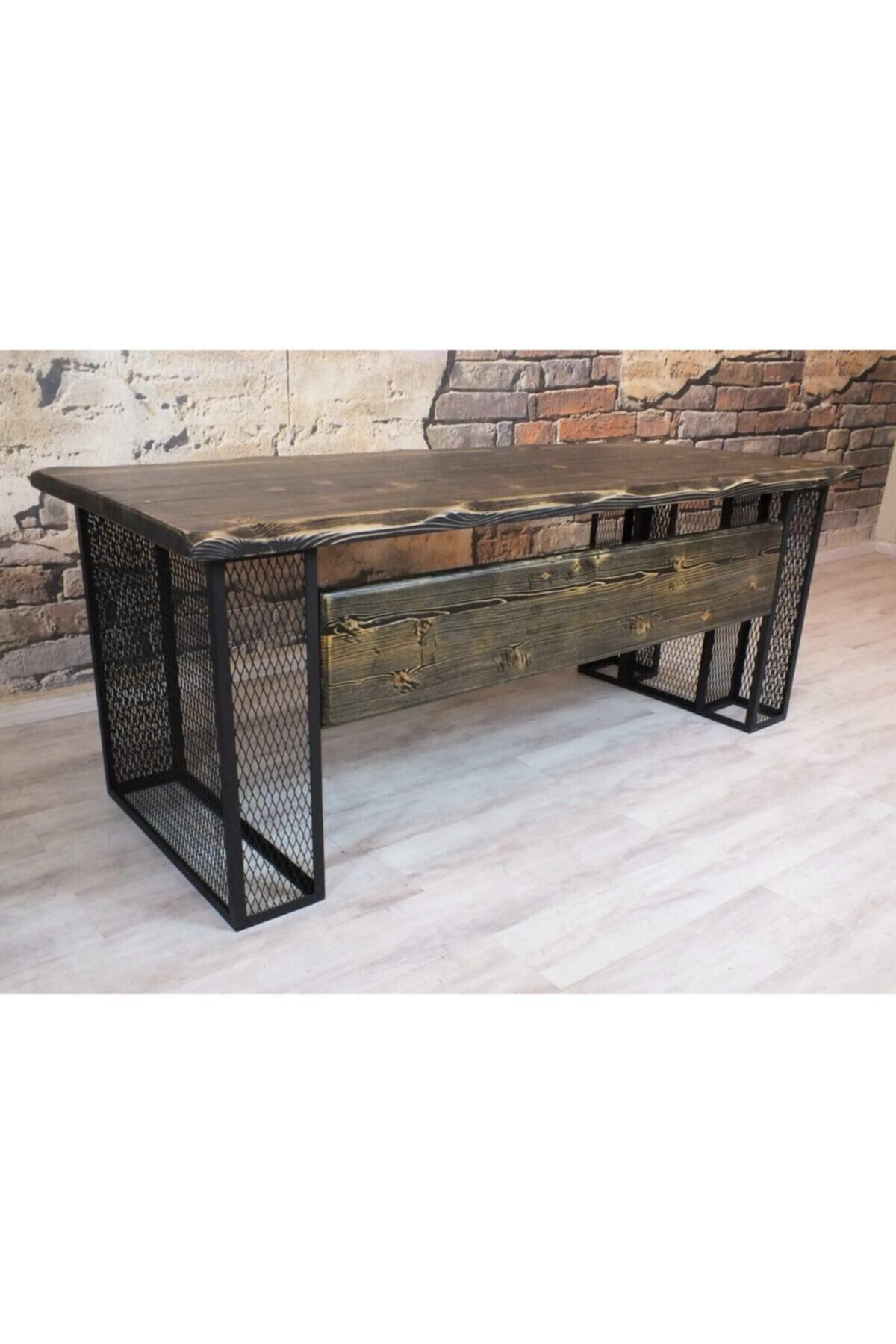 Nt Concept Ntconcept Masif Ağaç Ofis Ve Çalişma Masasi(85Cm-160Cm)