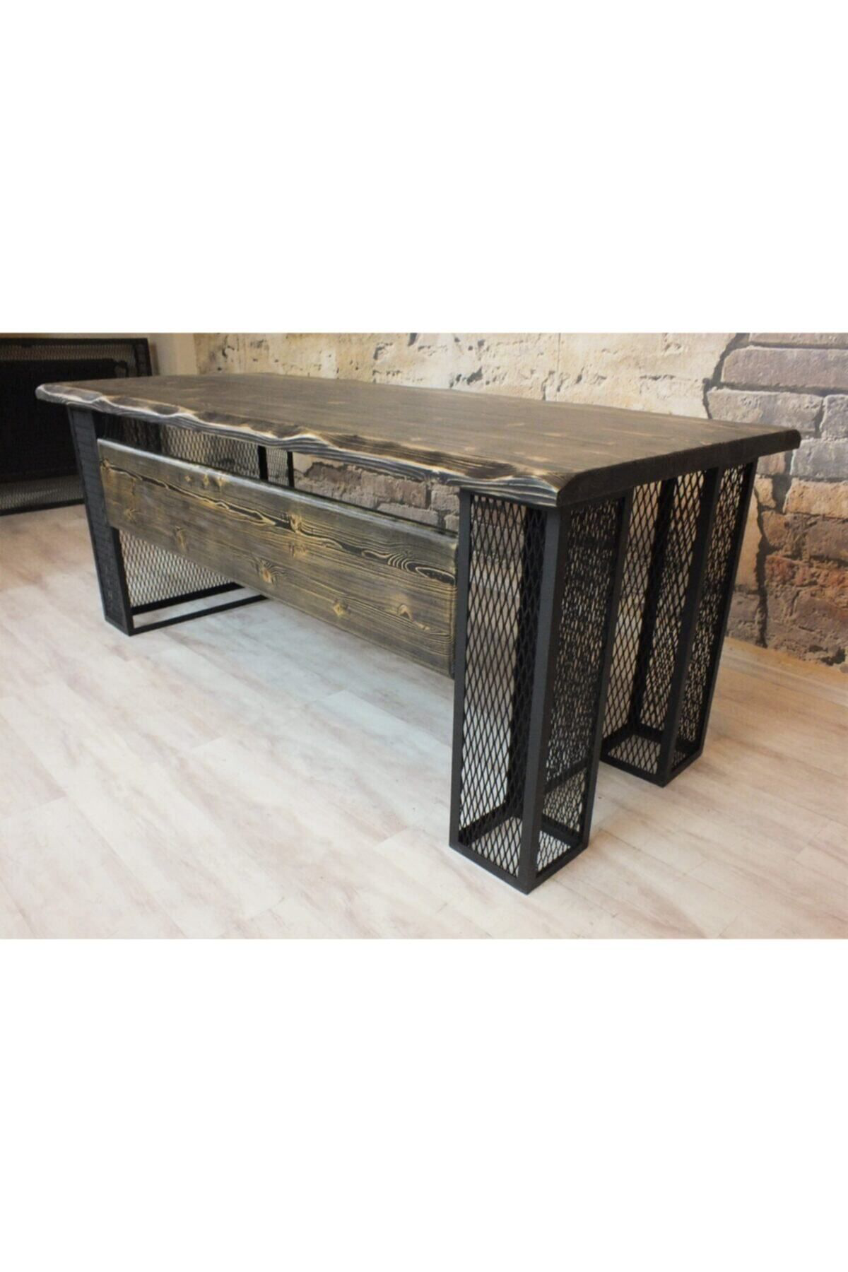 Nt Concept Ntconcept Masif Ağaç Ofis Ve Çalişma Masasi(85Cm-160Cm)