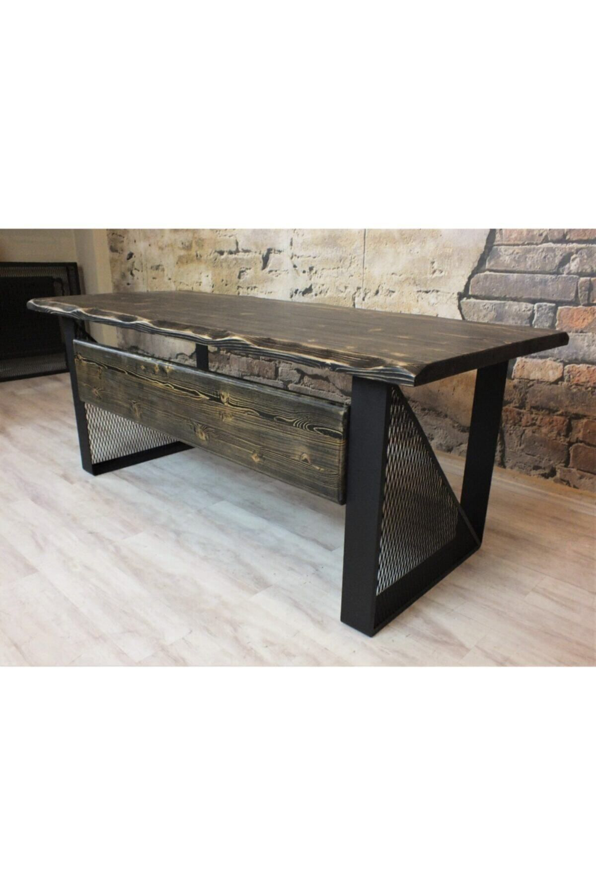Nt Concept Ntconcept Masif Ağaç Ofis Ve Çalişma Masasi(100Cm-220Cm)