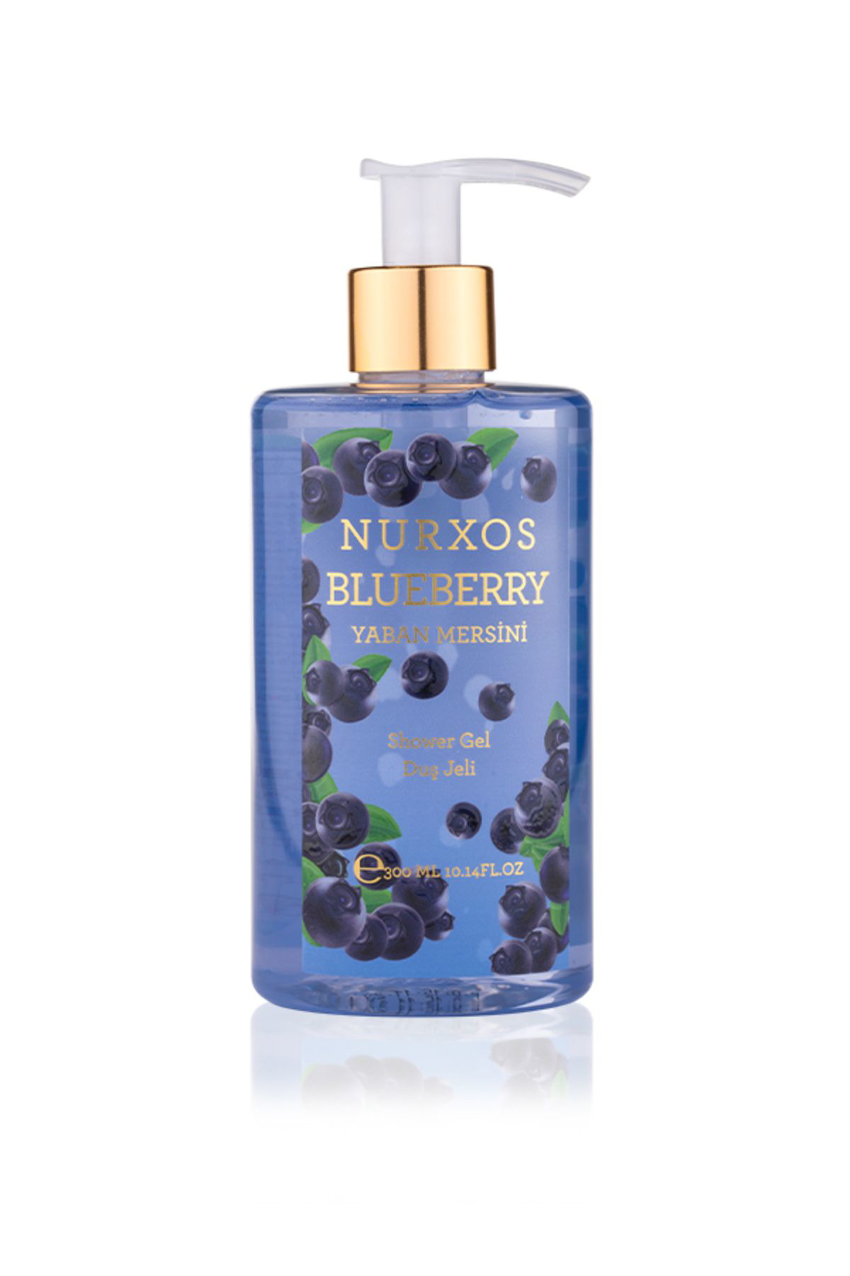 Nurxos  9227 Blueberry Yaban Mersini 300 Ml Kadin Erkek Duş Jeli 8