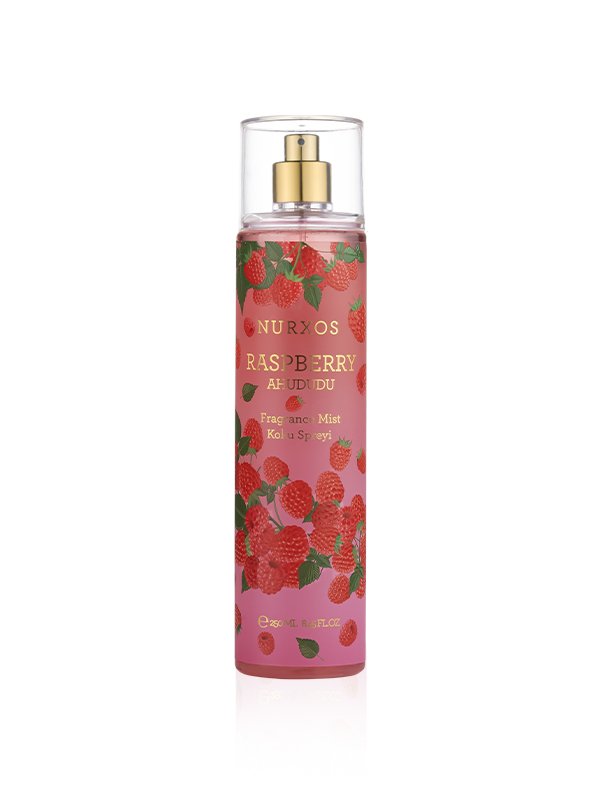 Nurxos  9888 Raspberry Ahududu Hediyelik Kutulu 3'Lü Set Vücut Spr