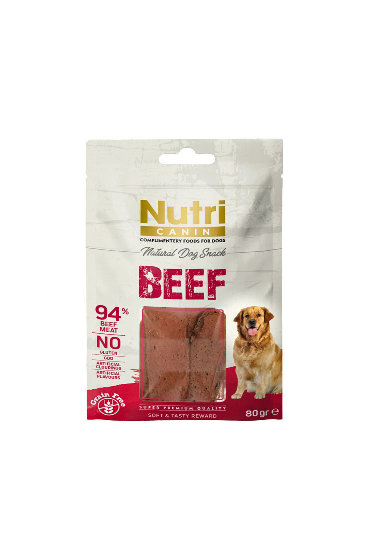 Nutri Canin  Siğir Etli Tahilsiz 80Gr Köpek Ödülü