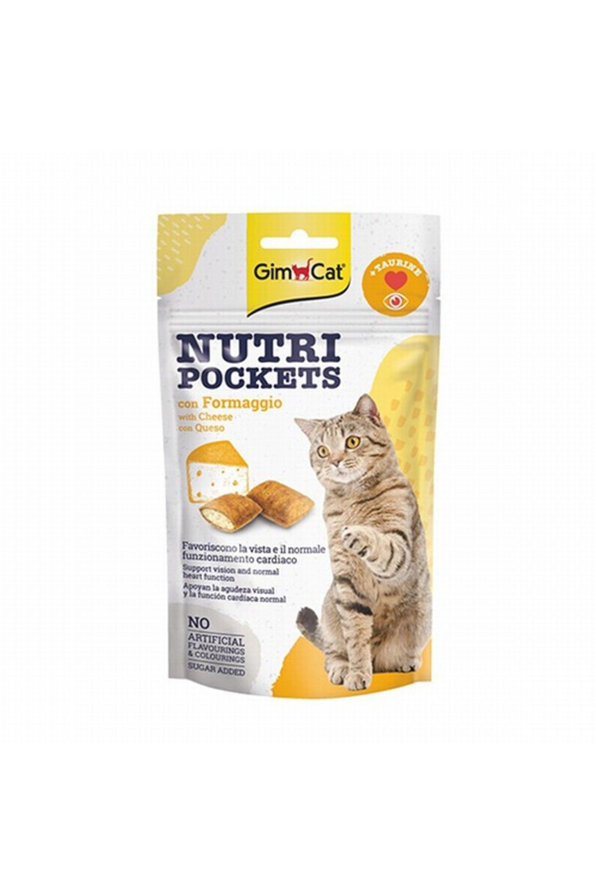 Gimcat Nutripockets Peynirli Ve Taurinli Kedi Ödülü 60 Gr