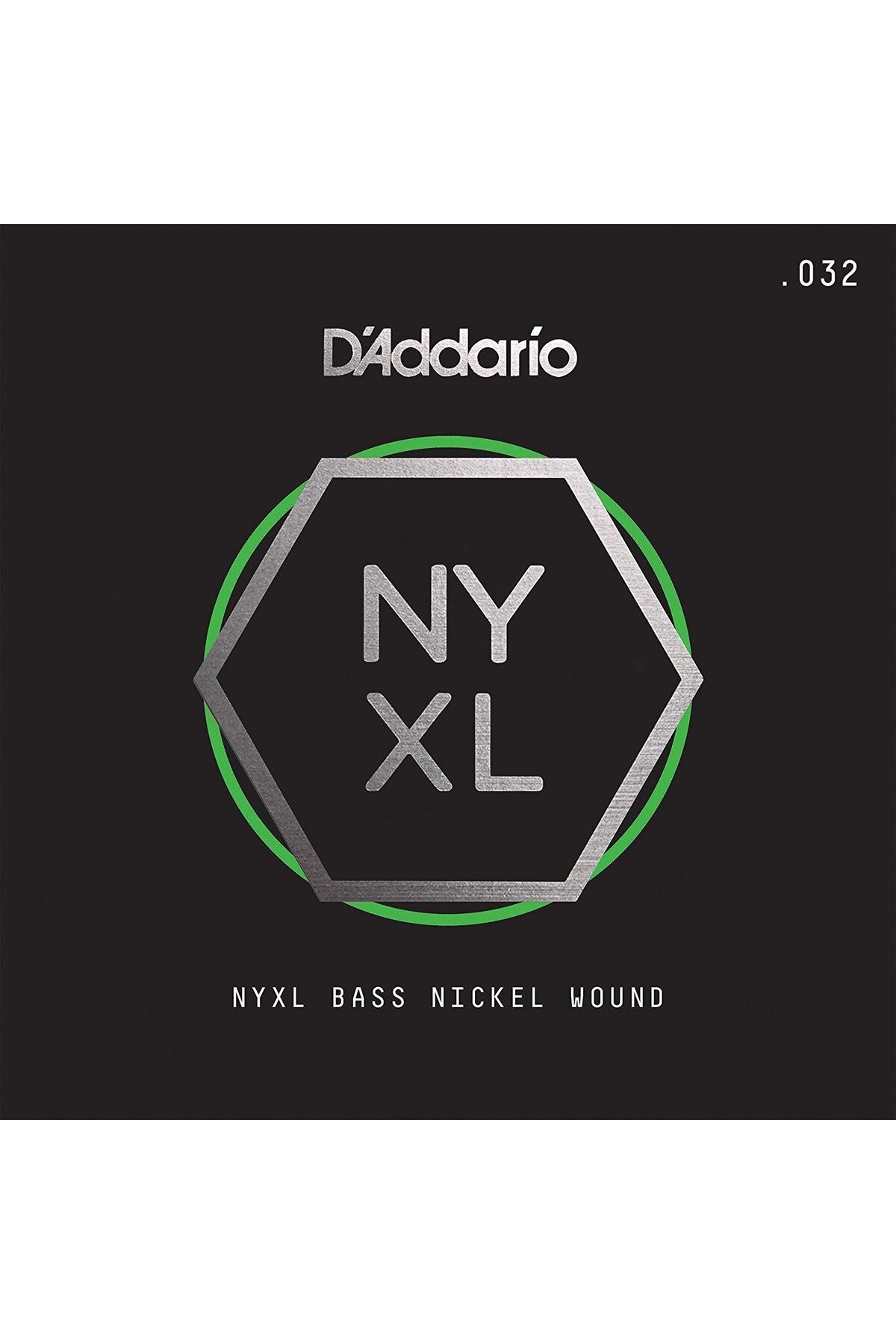 Daddario Nyxlb032 Bas Tek Tel, Nyxl Serisi, Nikel Sarim, .032 Gauge, .032