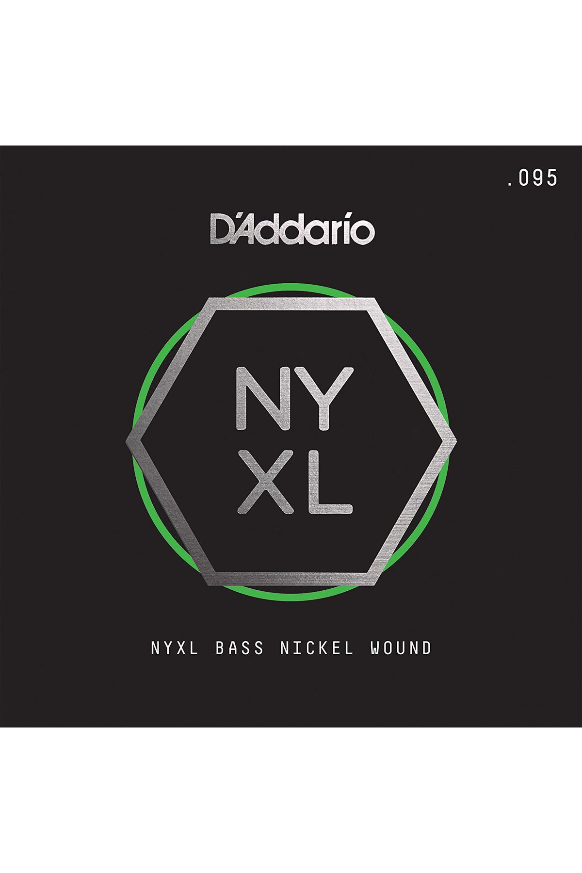 Daddario Nyxlb095 Bas Tek Tel, Nyxl Serisi, Nikel Sarim, .095 Gauge,