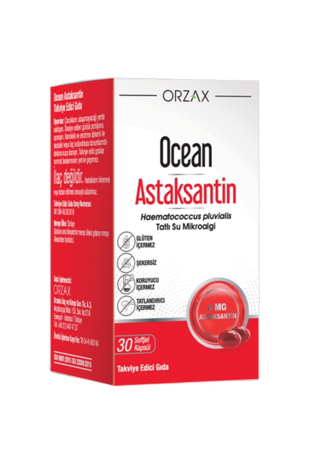 Ocean  Astaksantin 30 Kapsül