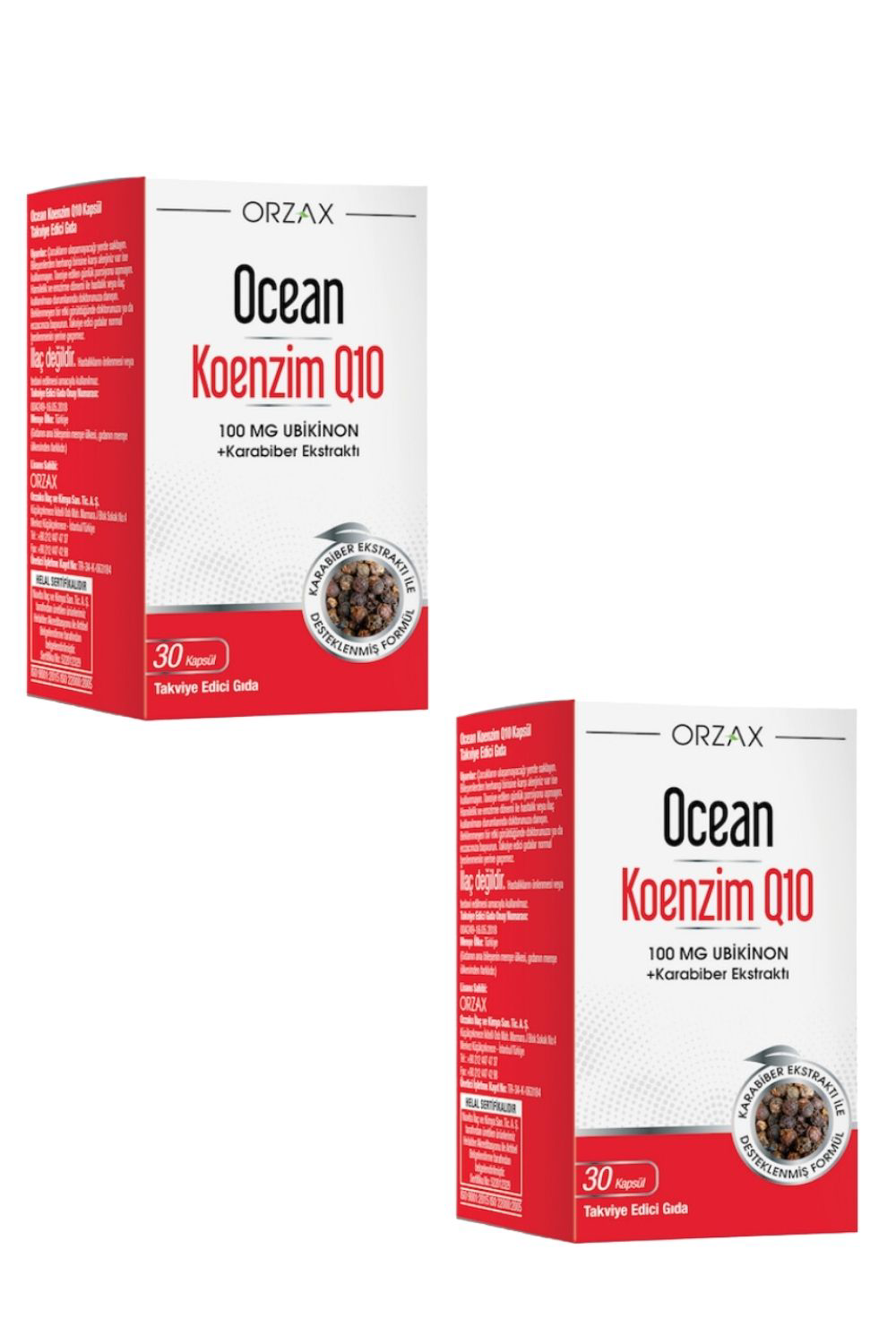 Ocean  Koenzim Q10 30 Kapsül X 2 Adet