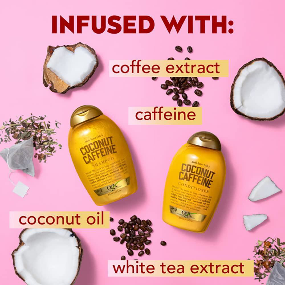 Ogx  Coconut Caffeine Şampuan 385Ml