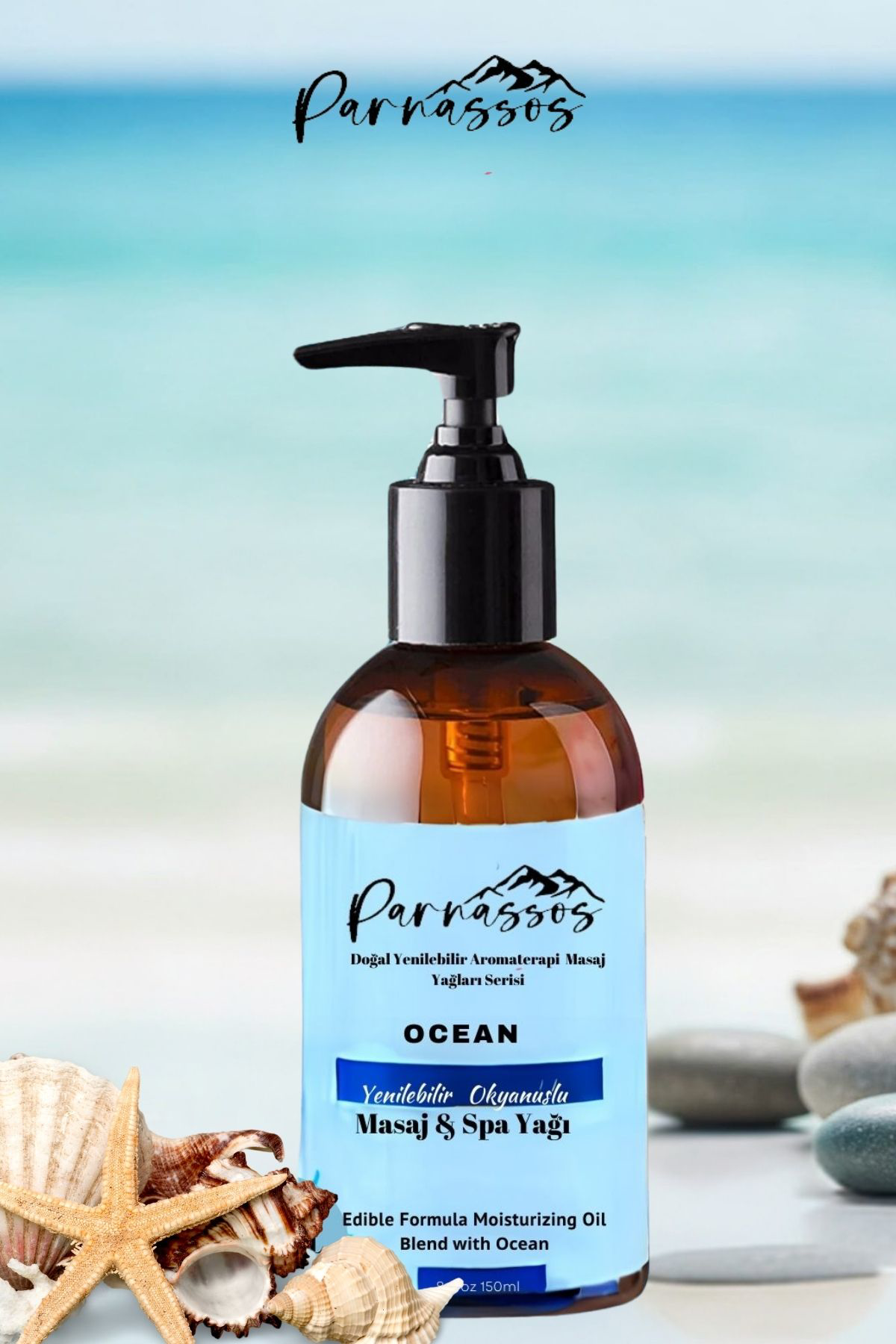 Parnassos Okyanus Esintisi Doğal Masaj Yaği 150 Ml – Ferahlatici Ve Yenileyici Dokunuş