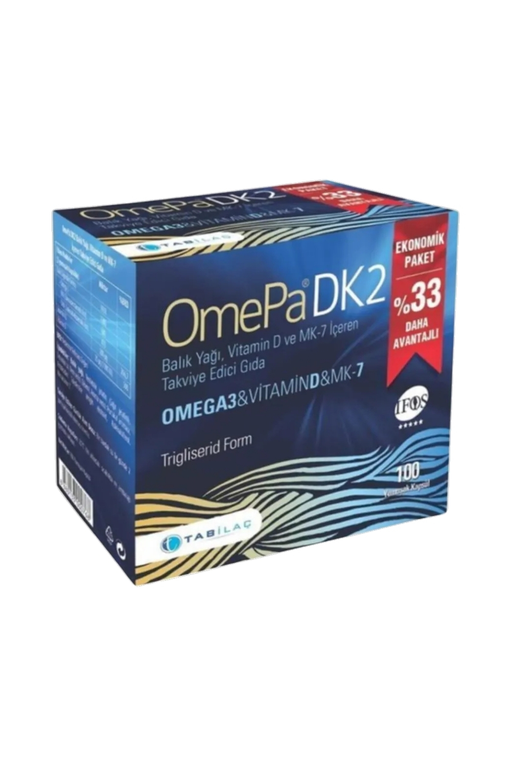 Tab İlaç Omepa Dk2 100 Yumuşak Kapsül